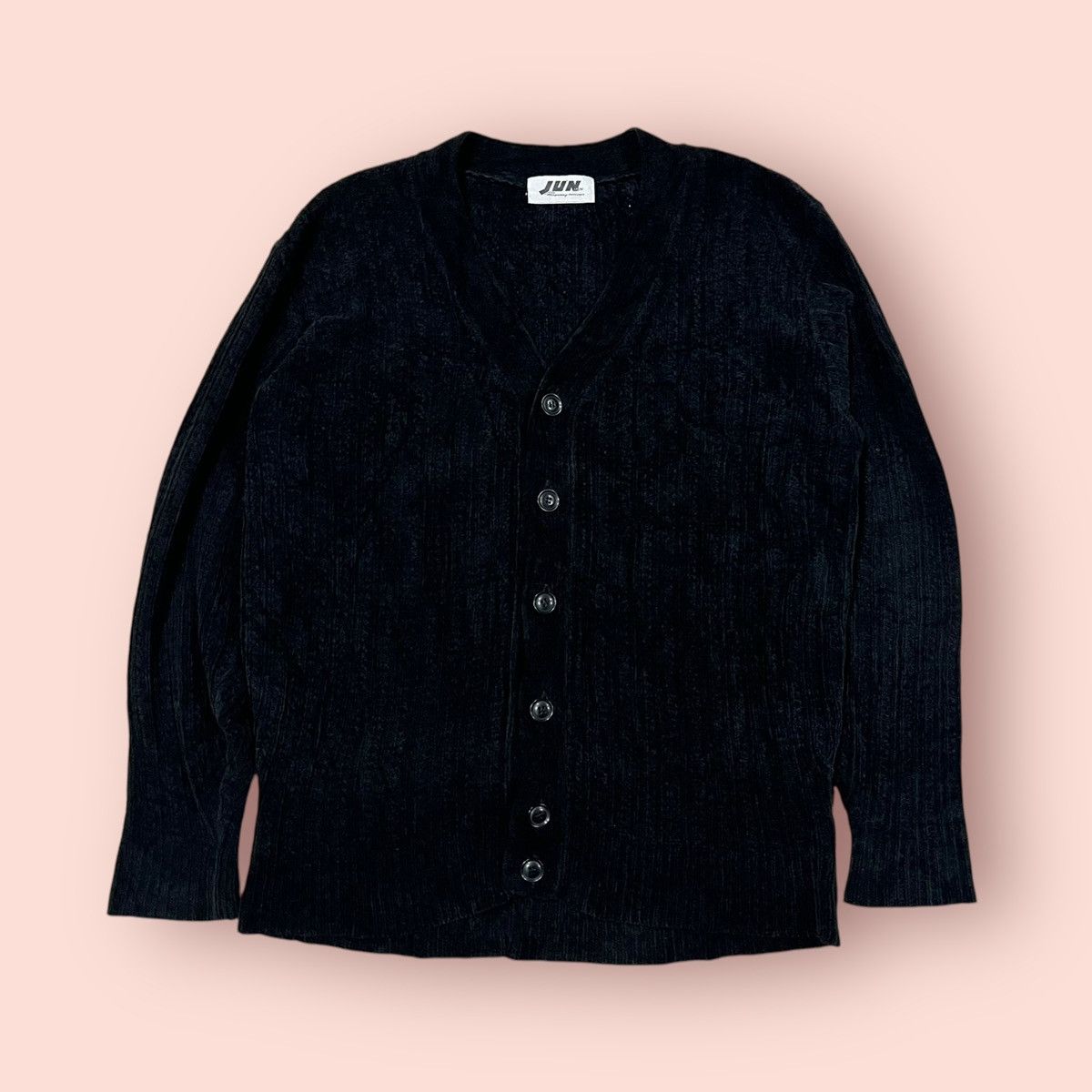 Jun Takahashi VINTAGE JUN MEN BUTTON UP KNITTED CARDIGAN Size US L / EU 52-54 / 3 - 18 Thumbnail