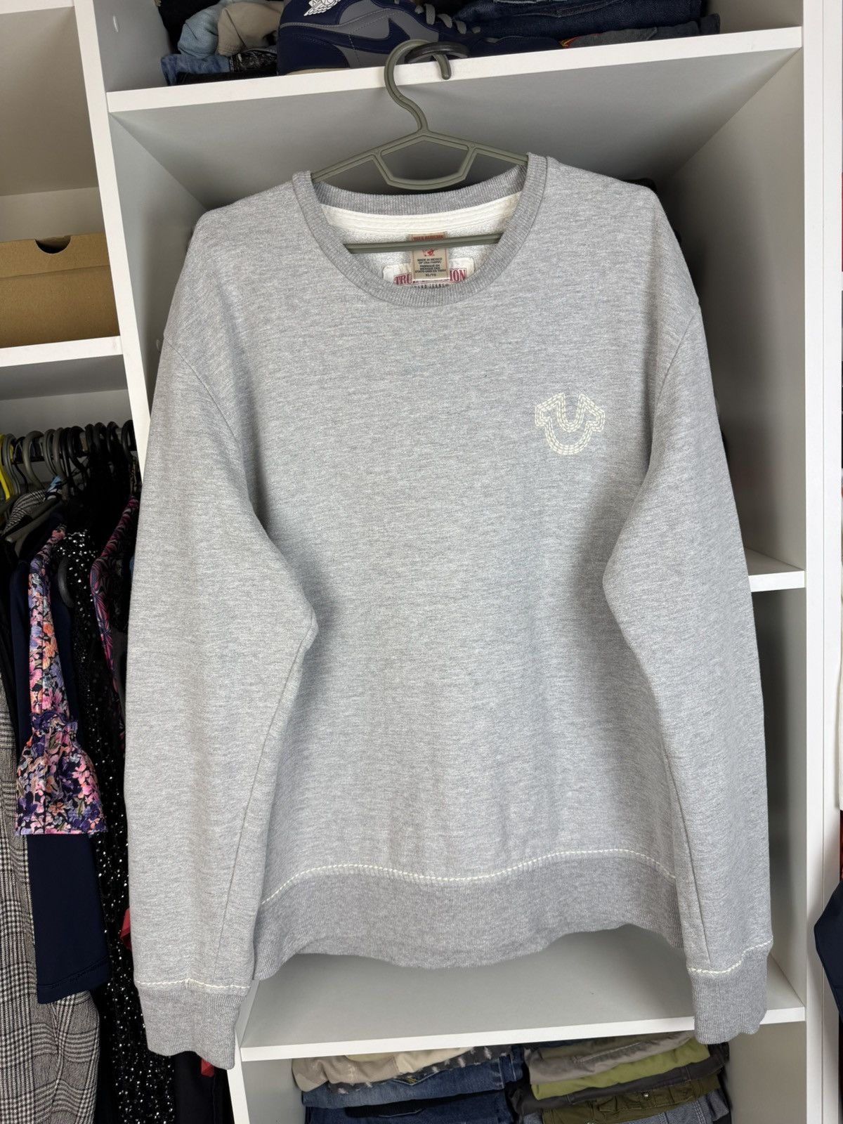 True Religion True Religion Small Logo Crewneck Sweatshirt Size US XL / EU 56 / 4 - 10 Thumbnail