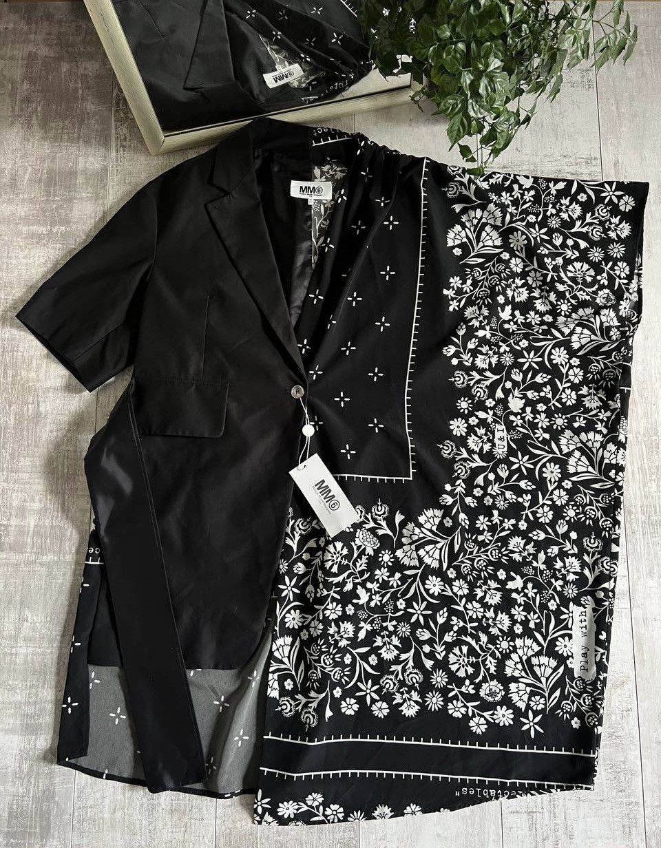 MM6 × Maison Margiela Maison Martin Margiela MM6 Blazer Black RARE Size M / US 6-8 / IT 42-44 - 3 Thumbnail