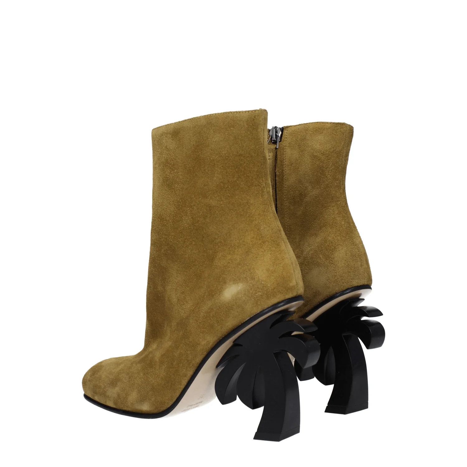 Palm Angels ob1o1e1124 Suede Ankle Boots in Brown Size US 5 / IT 35 - 4 Thumbnail
