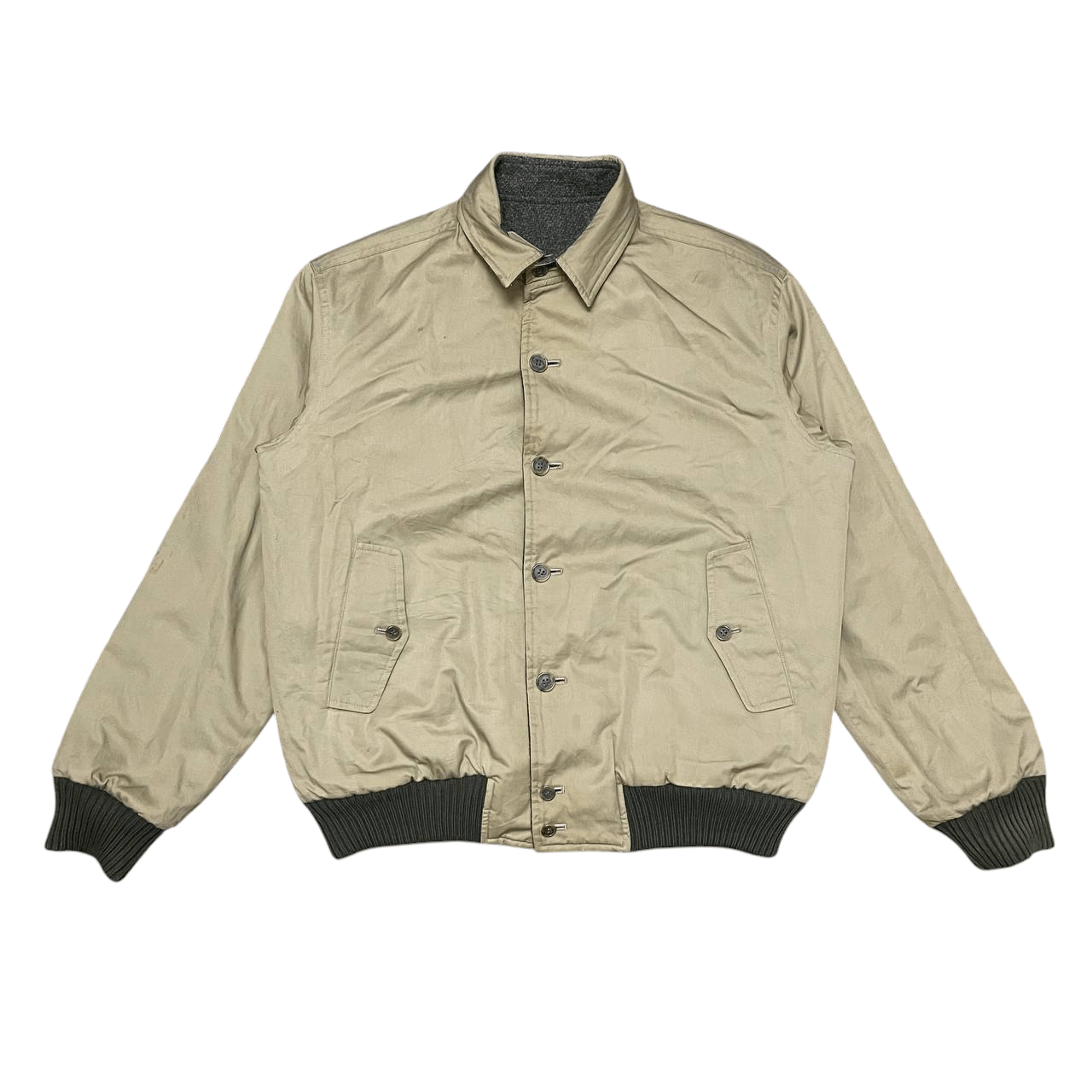 Paul Stuart Vintage Paul Stuart Wool Reversible Bomber Style Jacket Size US M / EU 48-50 / 2 - 11 Thumbnail
