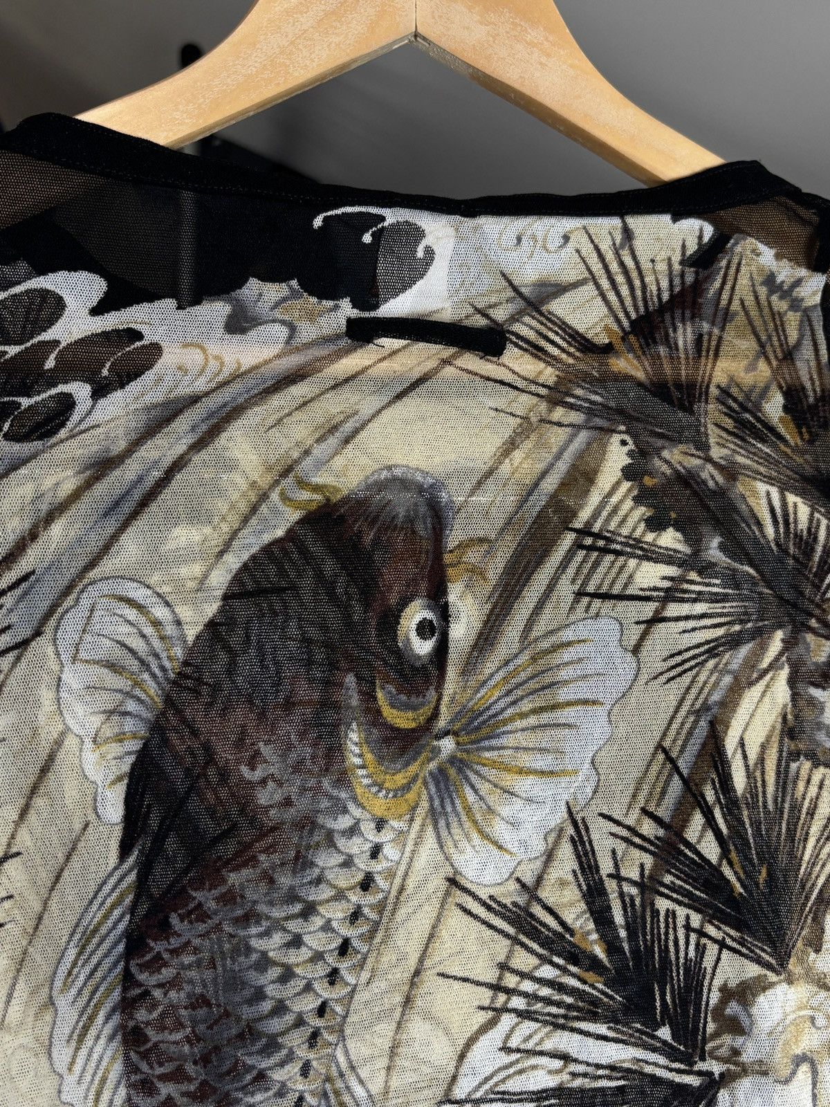 Jean Paul Gaultier Jean Paul Gaultier Archival Koi Fish Mesh Top 90s Rare Size S / US 4 / IT 40 - 6 Thumbnail