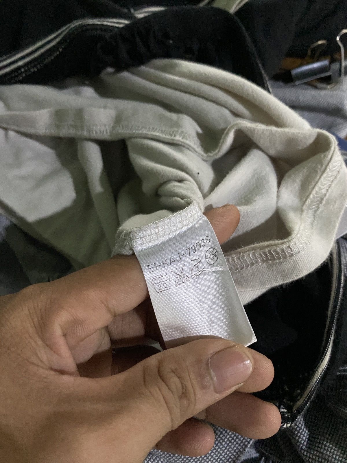 If Six Was Nine × Japanese Brand × KMRii Klein Plus Homme longsleeve Double layer Distressed Size US M / EU 48-50 / 2 - 5 Thumbnail