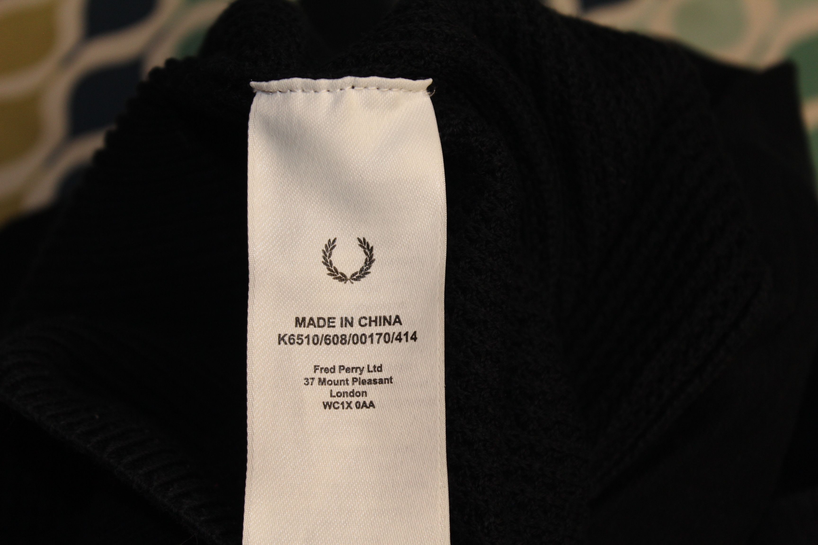 Fred Perry Fred Perry Zip Neck Knitted Blue Jumper Size XL Size US XL / EU 56 / 4 - 9 Thumbnail