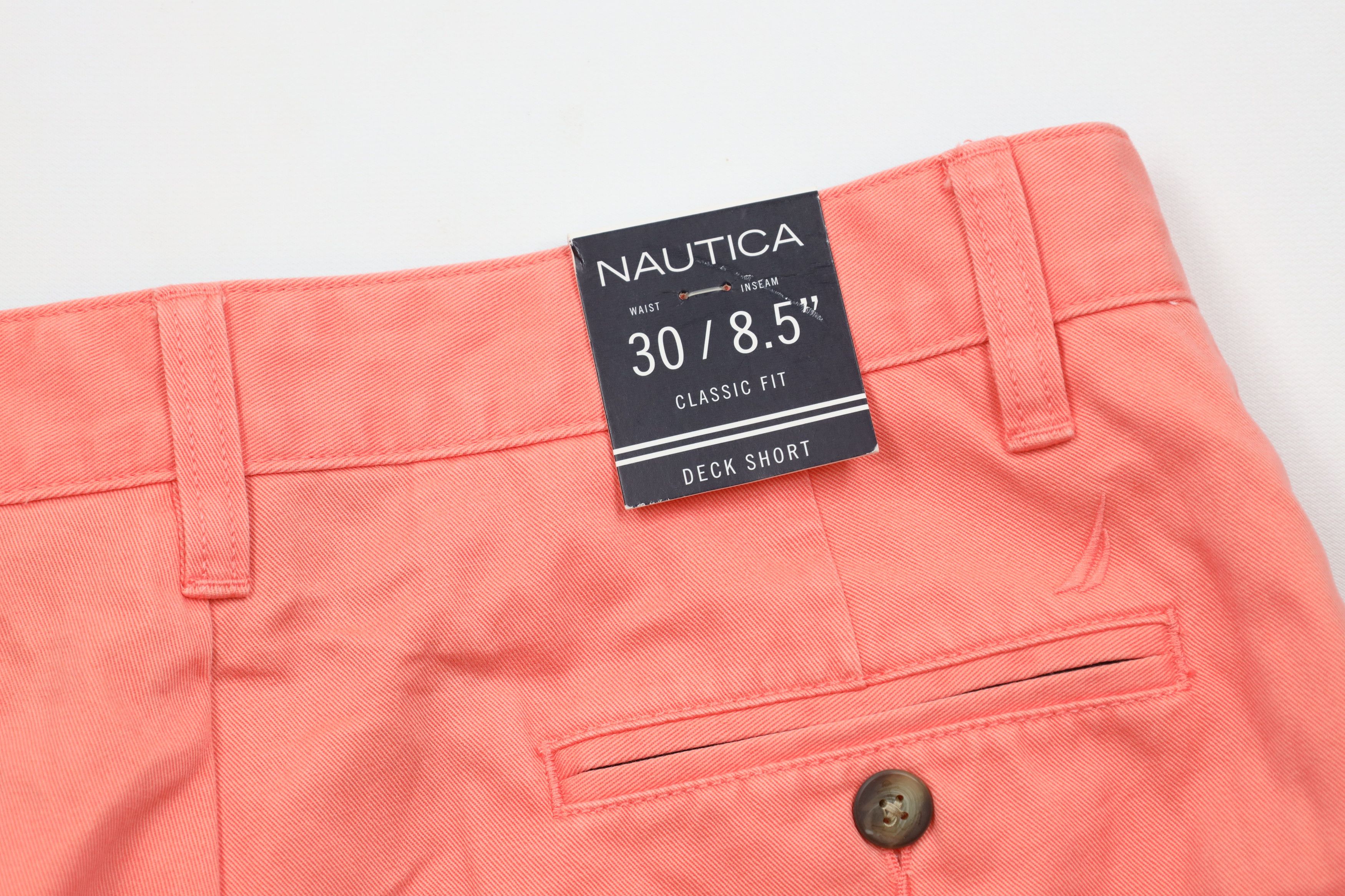 Nautica × Vintage Deadstock Vintage Nautica Sailing Chino Shorts Pink Cotton Size US 30 / EU 46 - 13 Thumbnail