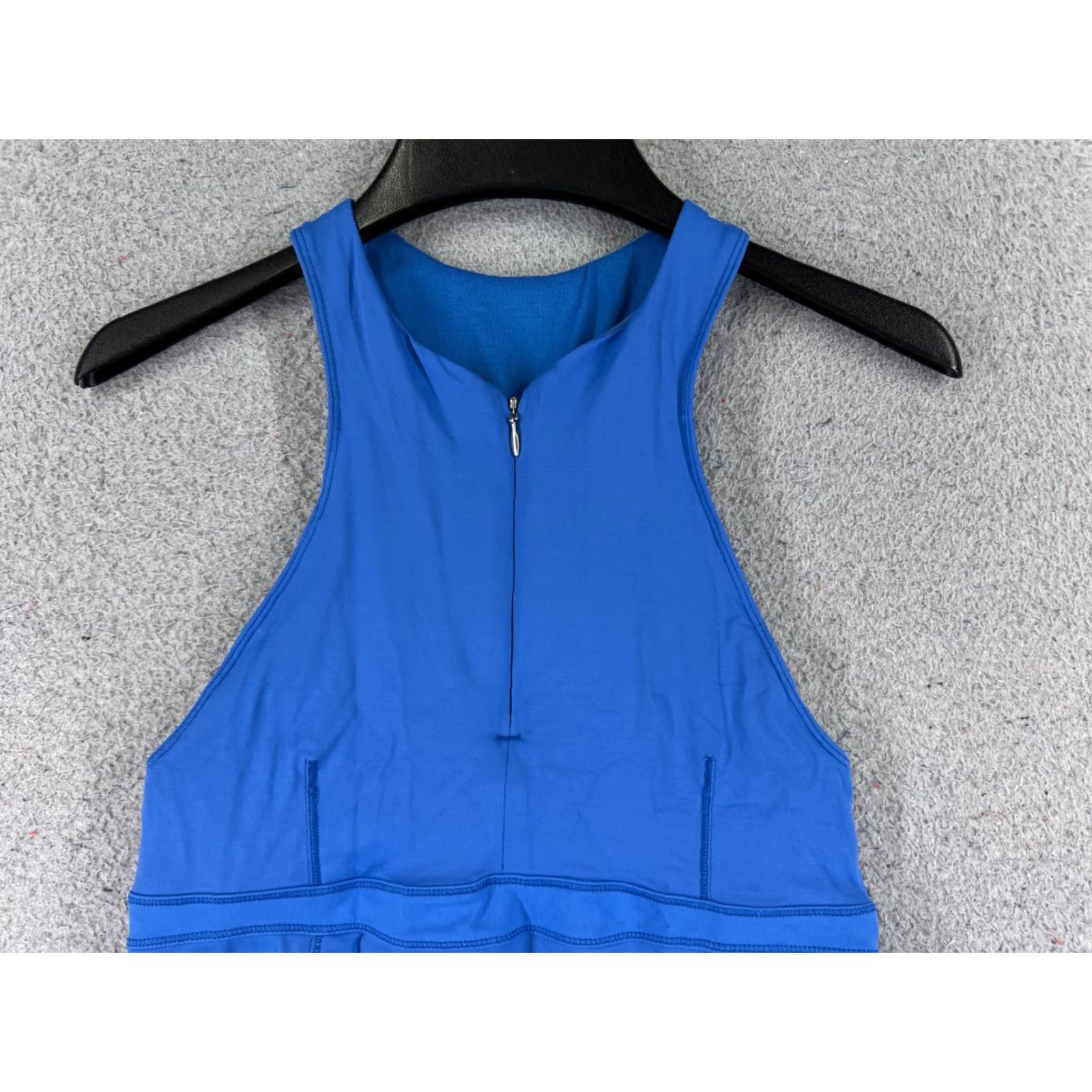 Lululemon Lululemon Shirt Women 6 Blue Zippy Run Tank Pockets Luxtreme Fabric Power Size M / US 6-8 / IT 42-44 - 4 Thumbnail