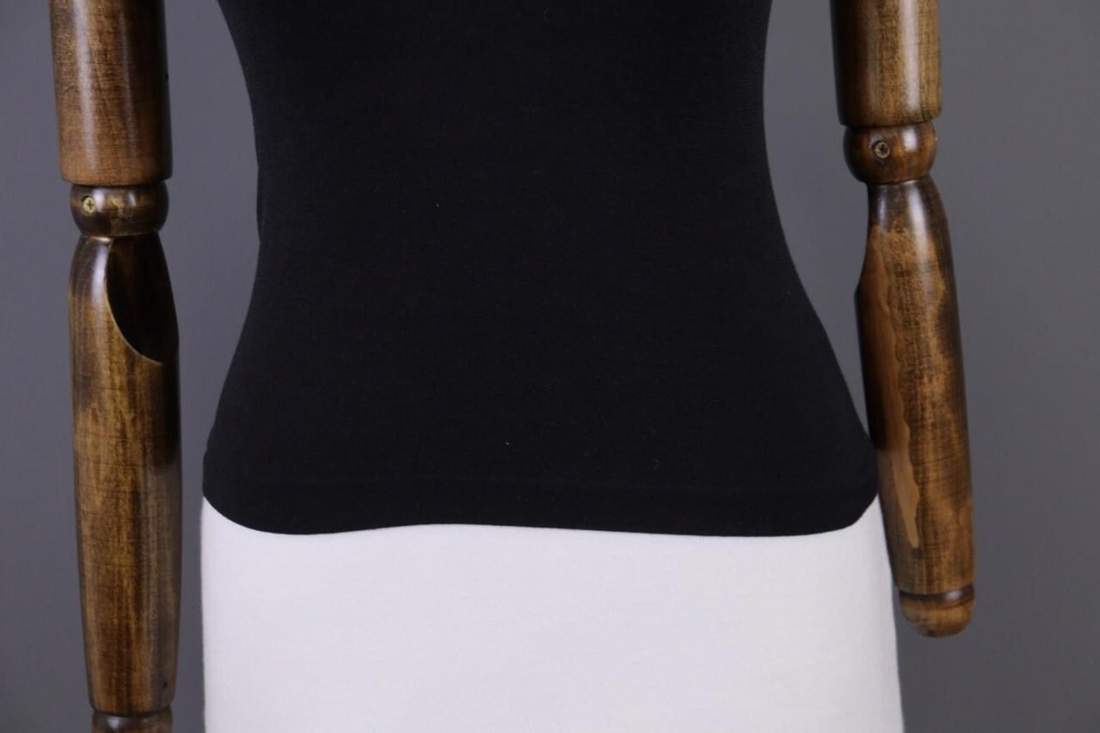 Wolford Wolford Black Short Sleeve Bodycon Top Shirt Size XS Size XS / US 0-2 / IT 36-38 - 3 Thumbnail