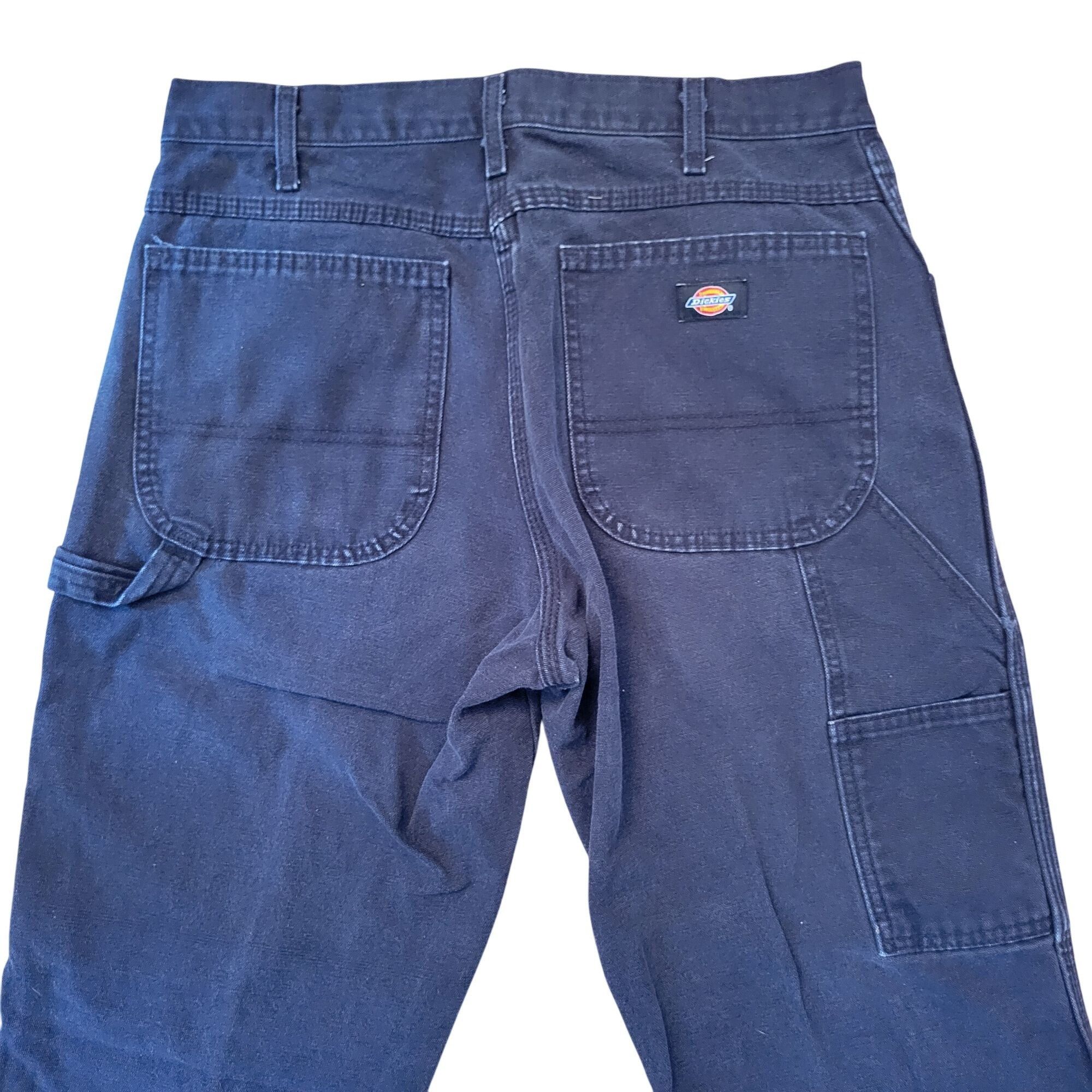 Dickies Vintage Dickies Carpenter Black Denim Jeans Work 32x32 Barn Size US 32 / EU 48 - 3 Thumbnail