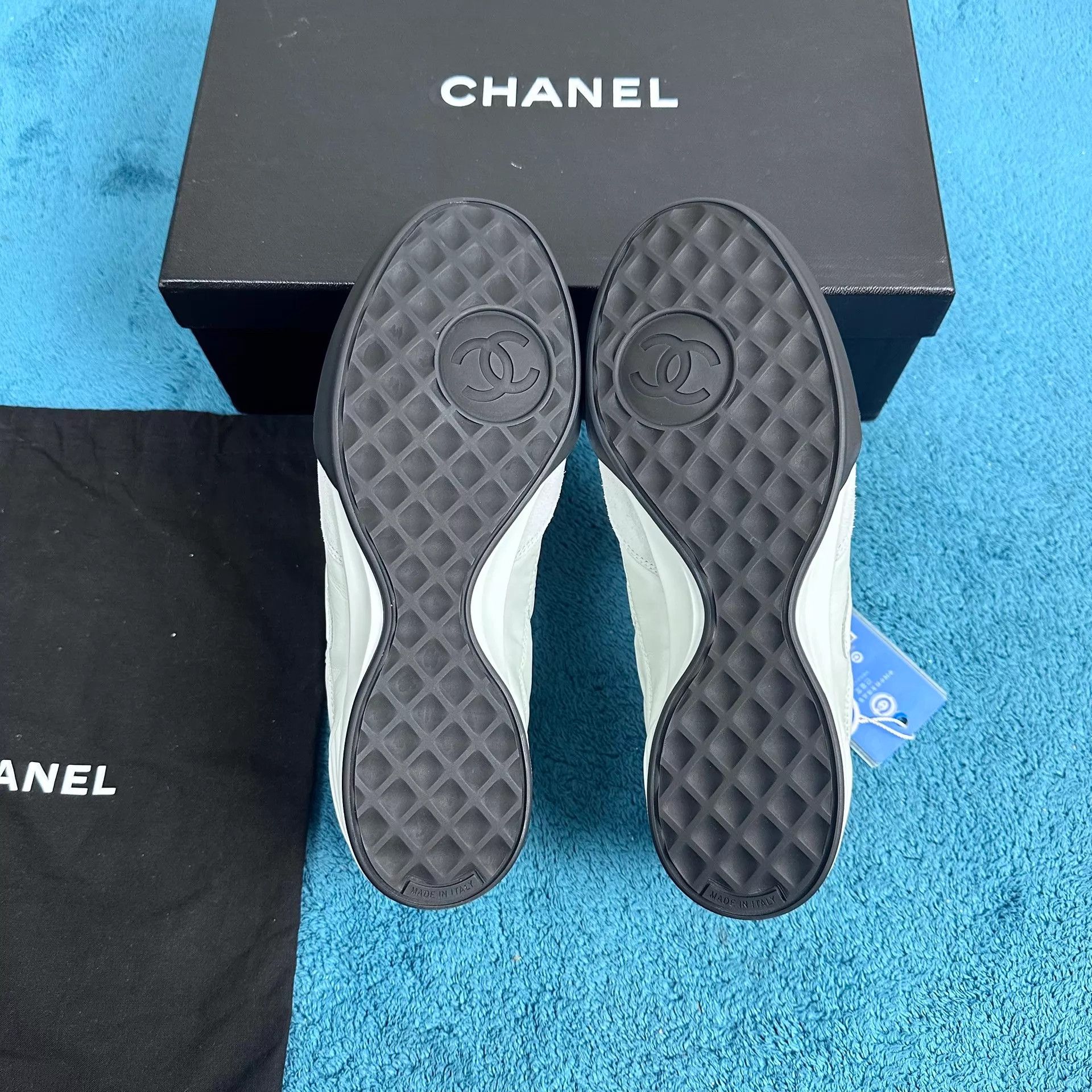 Chanel Chanel 25S White German Trainer 36 Size US 5.5 / IT 35.5 - 5 Thumbnail