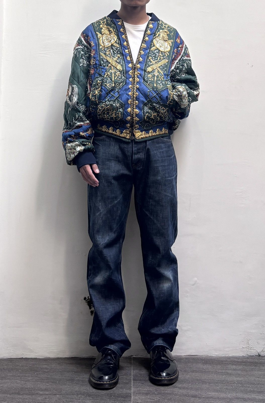 Hermes FREE TAX! 90s Reversible Silk Bomber Jacket Size US S / EU 44-46 / 1 - 18 Thumbnail