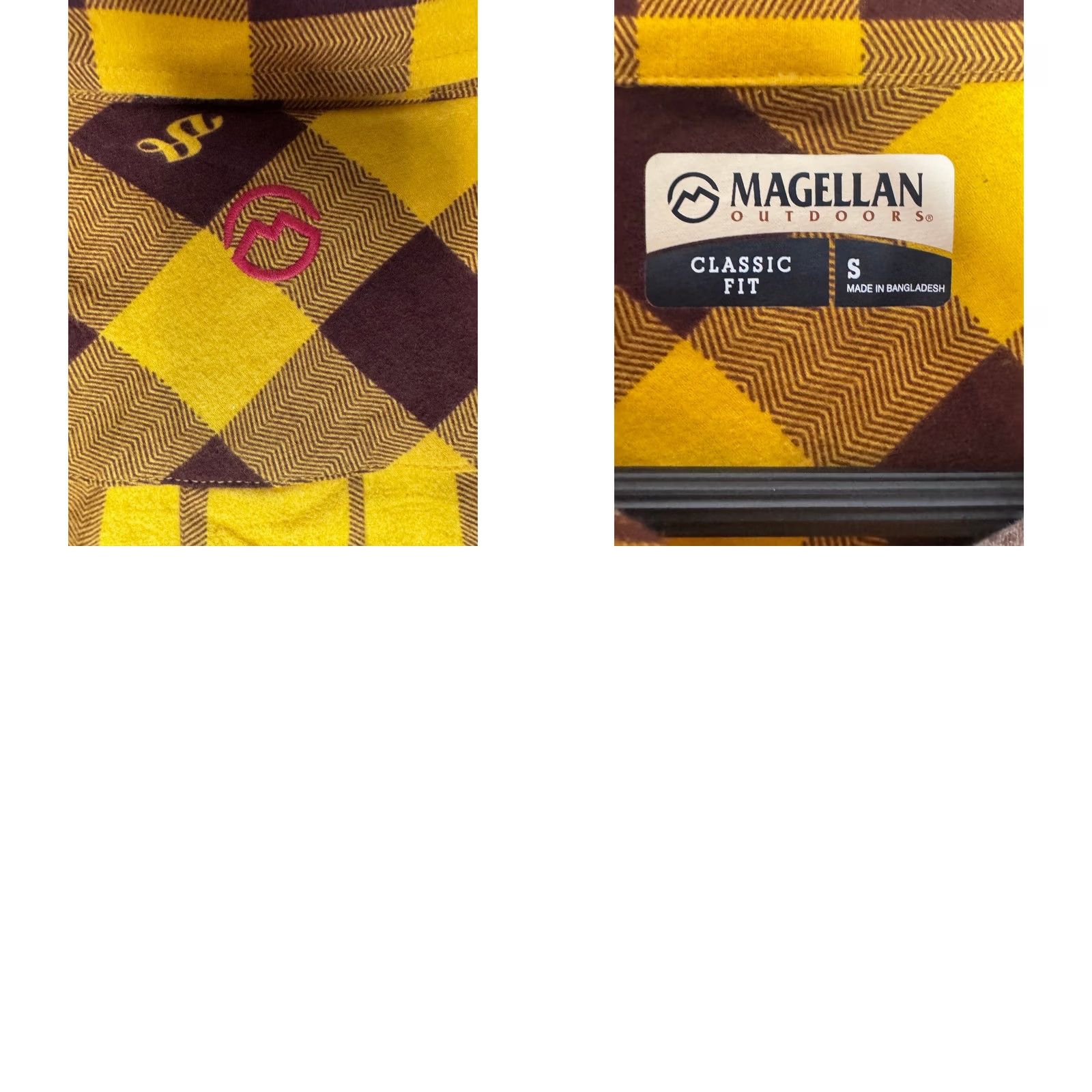 Vintage Magellan Outdoors Plaid Flannel Shirt Mens Small Button-Up Long Sleeve Casual Shiner Beer Patch Size US S / EU 44-46 / 1 - 8 Thumbnail