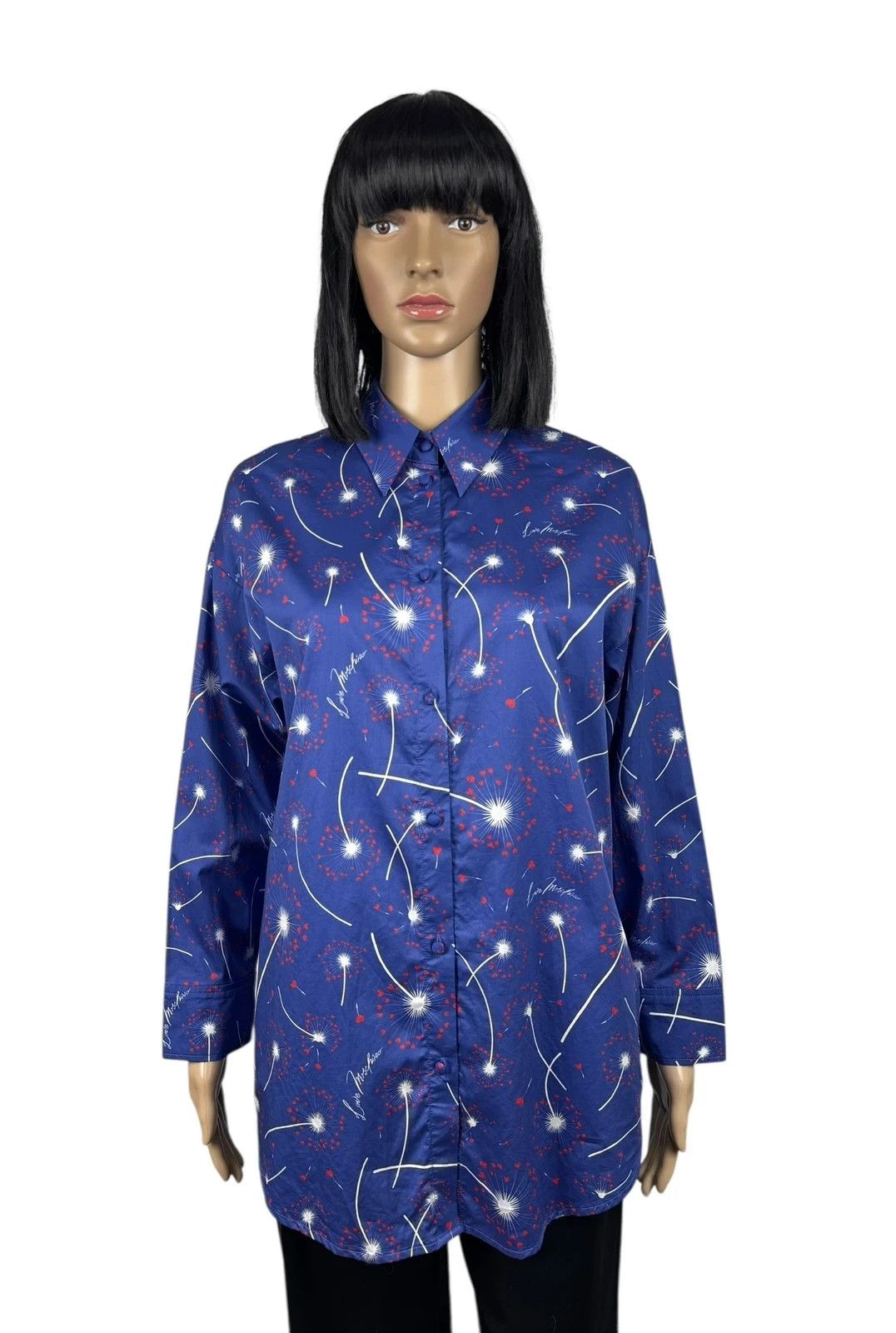 Love Moschino Love Moschino Printed Shirt Collared size US4 I40 Size S / US 4 / IT 40 - 1 Thumbnail