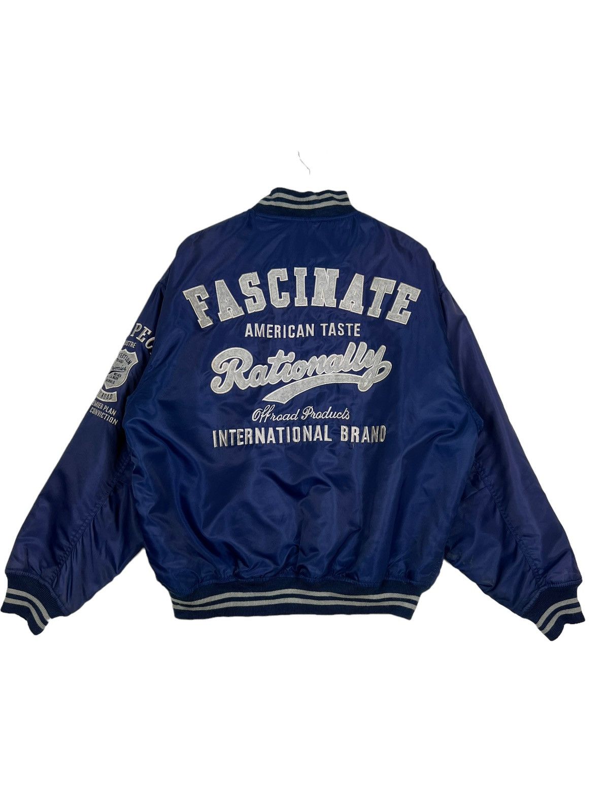 Japanese Brand 🔥 VINTAGE FASCINATE STADIUM BOMBER JACKET Size US L / EU 52-54 / 3 - 9 Thumbnail