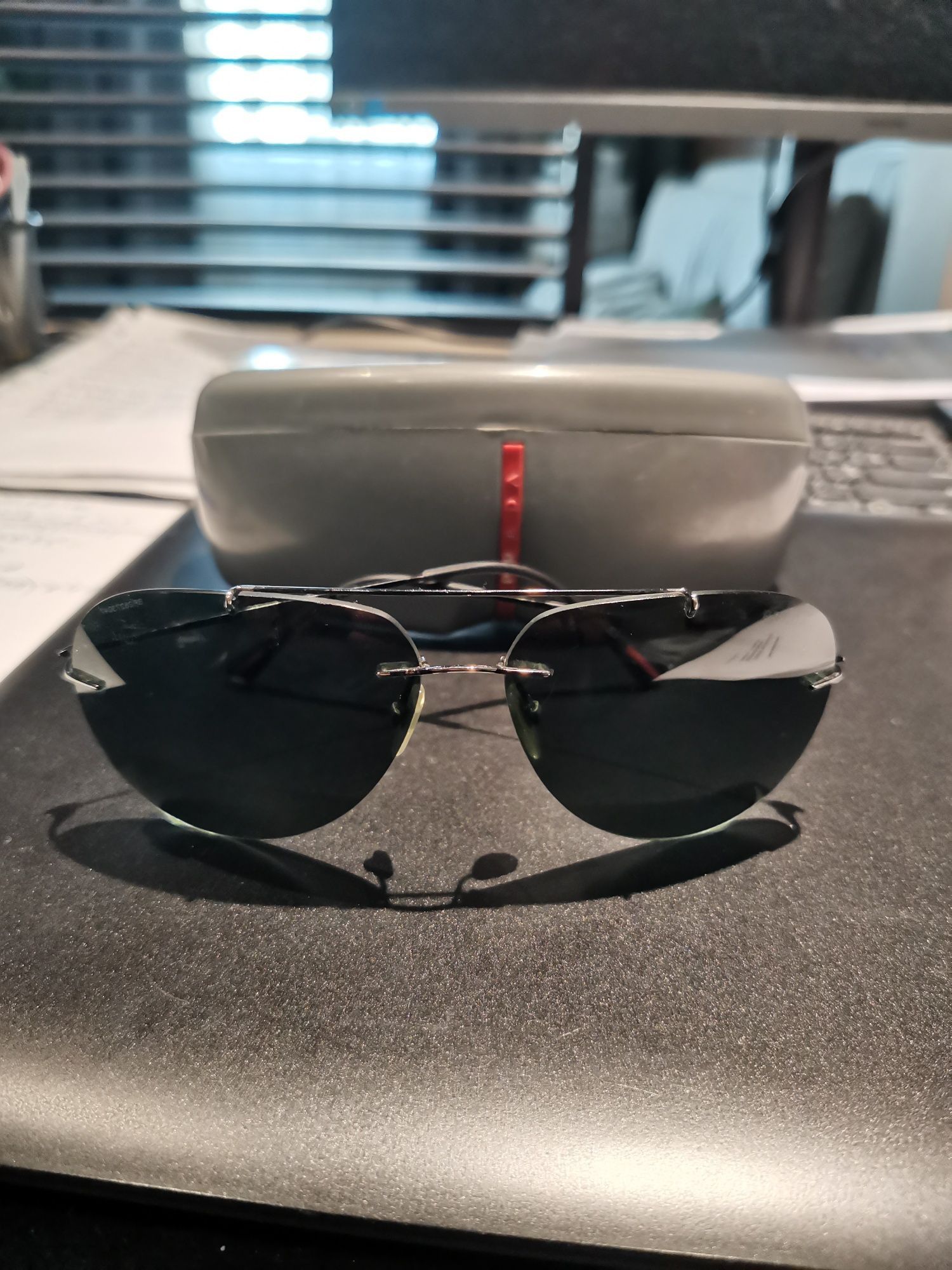 Prada Prada Aviator Sunglasses Size ONE SIZE - 1 Thumbnail