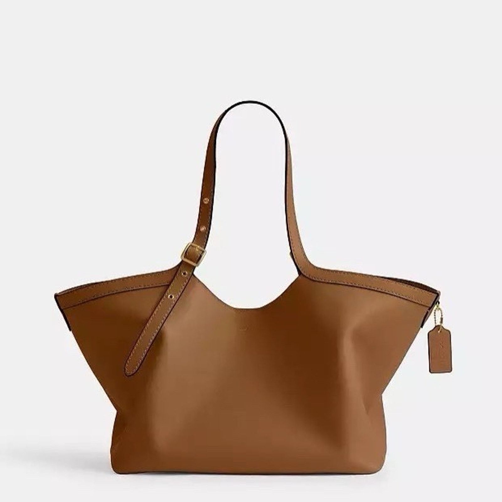 Coach NWT COACH Gramercy Tote CAM00 Brass Honey Brown Leather Size ONE SIZE - 7 Thumbnail