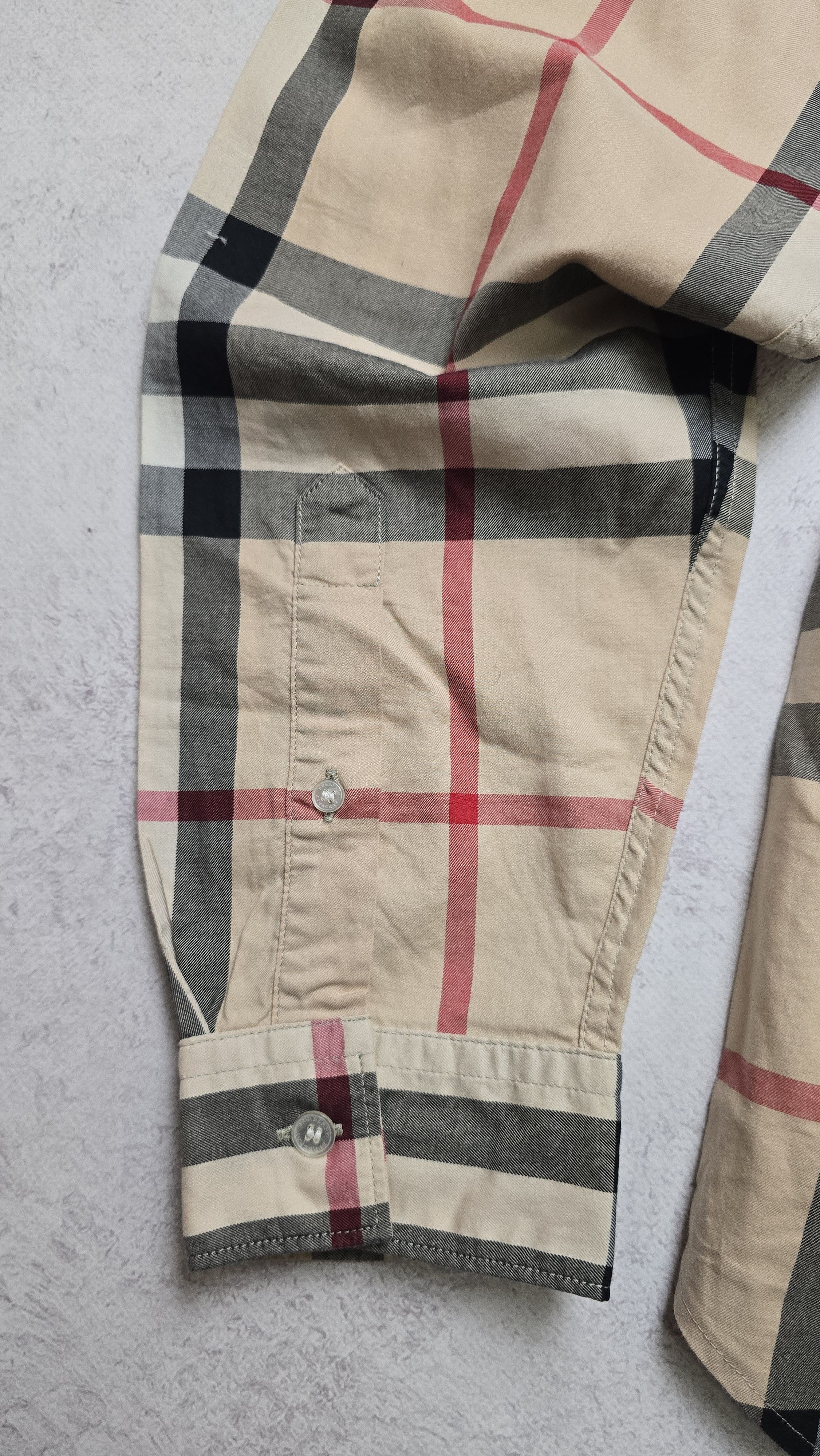Burberry Burberry Brit Nova Check Shirt Long Sleeve Luxury Size US XL / EU 56 / 4 - 5 Thumbnail