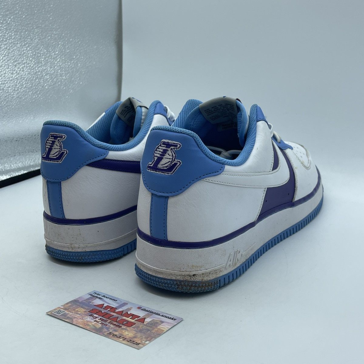 Nike NBA x air force 1 75th anniversary lakers Size US 14 / EU 47 - 5 Thumbnail