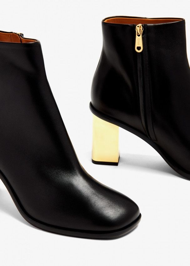 Chloe o1loc1c1024 Rebecca Ankle Boots in Black Size US 8 / IT 38 - 3 Thumbnail