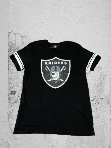 NFL NFL Oakland Raiders Black Tee Shirt Size XXL Size US XXL / EU 58 / 5 - 1 Thumbnail