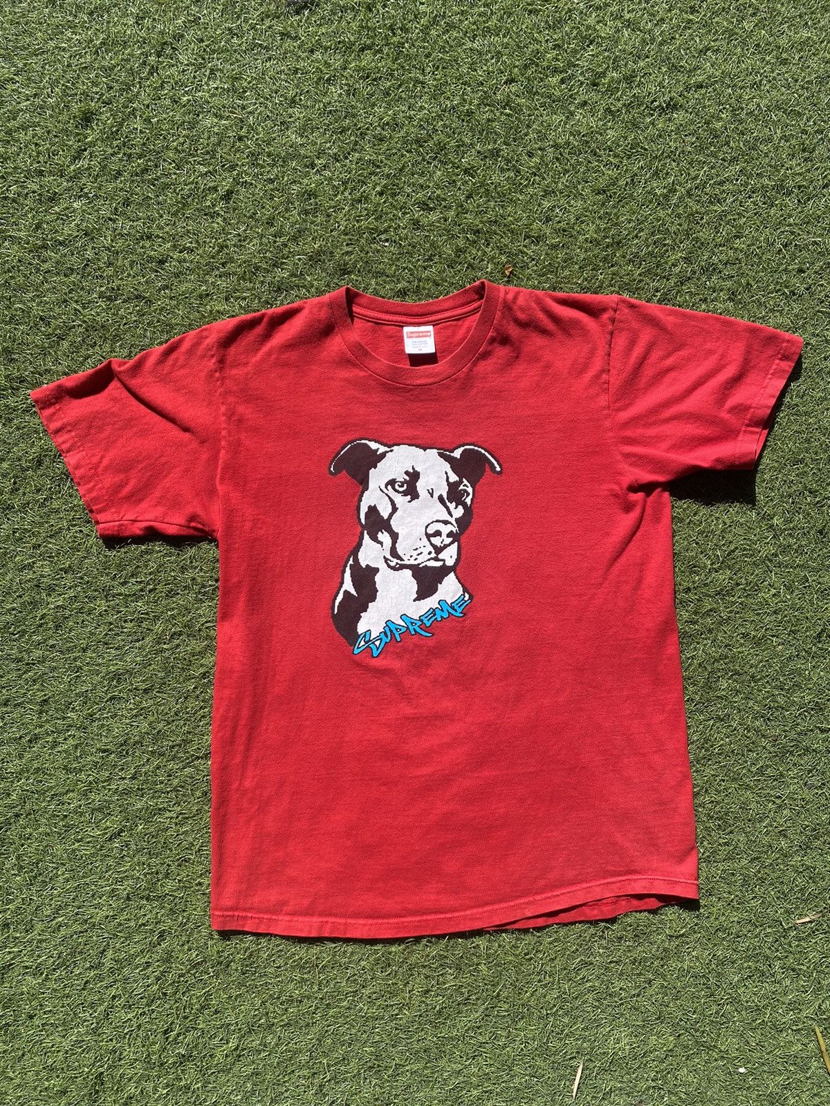 Supreme RED ss17 SUPREME PITBULL SHIRT Size US M / EU 48-50 / 2 - 1 Thumbnail