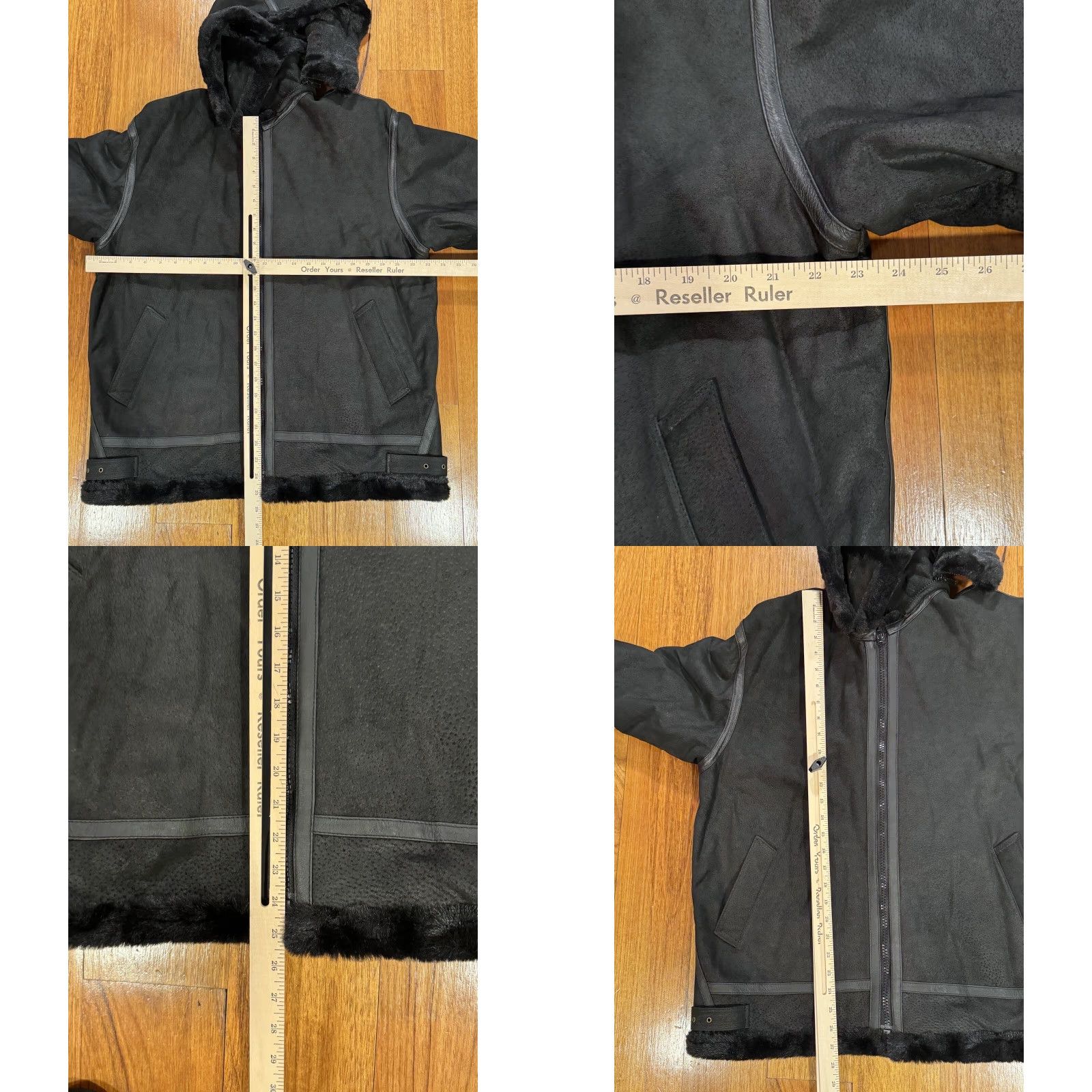 Vintage VINTAGE Protocol USAF G-8 Leather Flight Bomber Jacket Black Med Mens M Full Zip Shearling Panc Pan United Flyer's Size US M / EU 48-50 / 2 - 9 Thumbnail