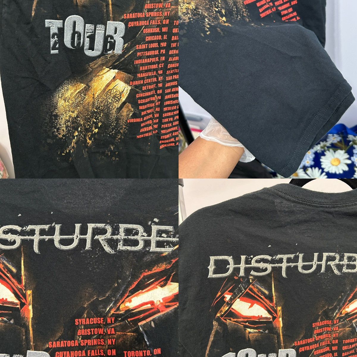 Other Disturbed Immortalized Black Graphic Tshirt Size S - "Amado" Size US S / EU 44-46 / 1 - 19 Thumbnail