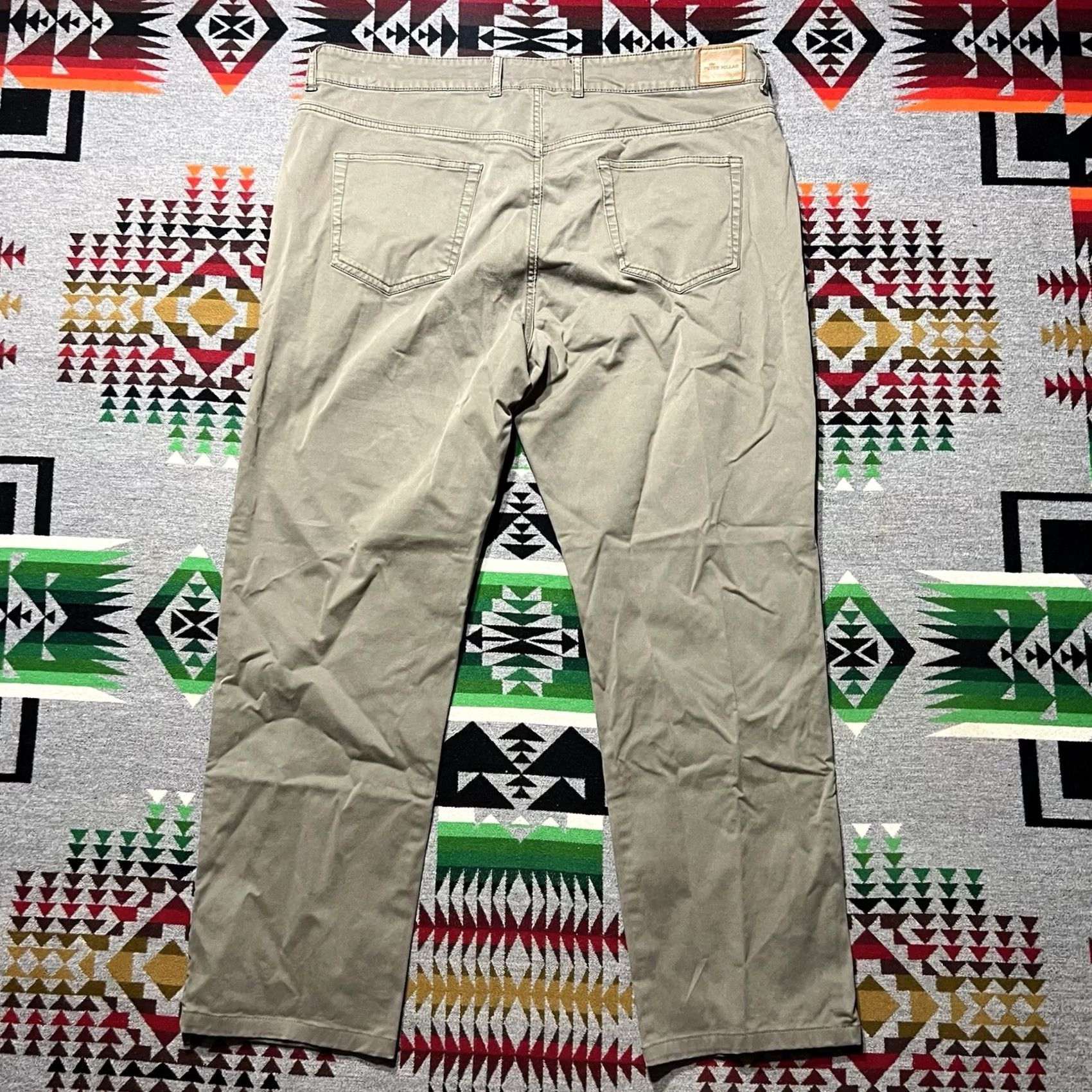 Peter Millar Peter Millar Golf Pants Mens 38 Gray Stretch Performance Chino A7 Size US 38 / EU 54 - 2 Thumbnail