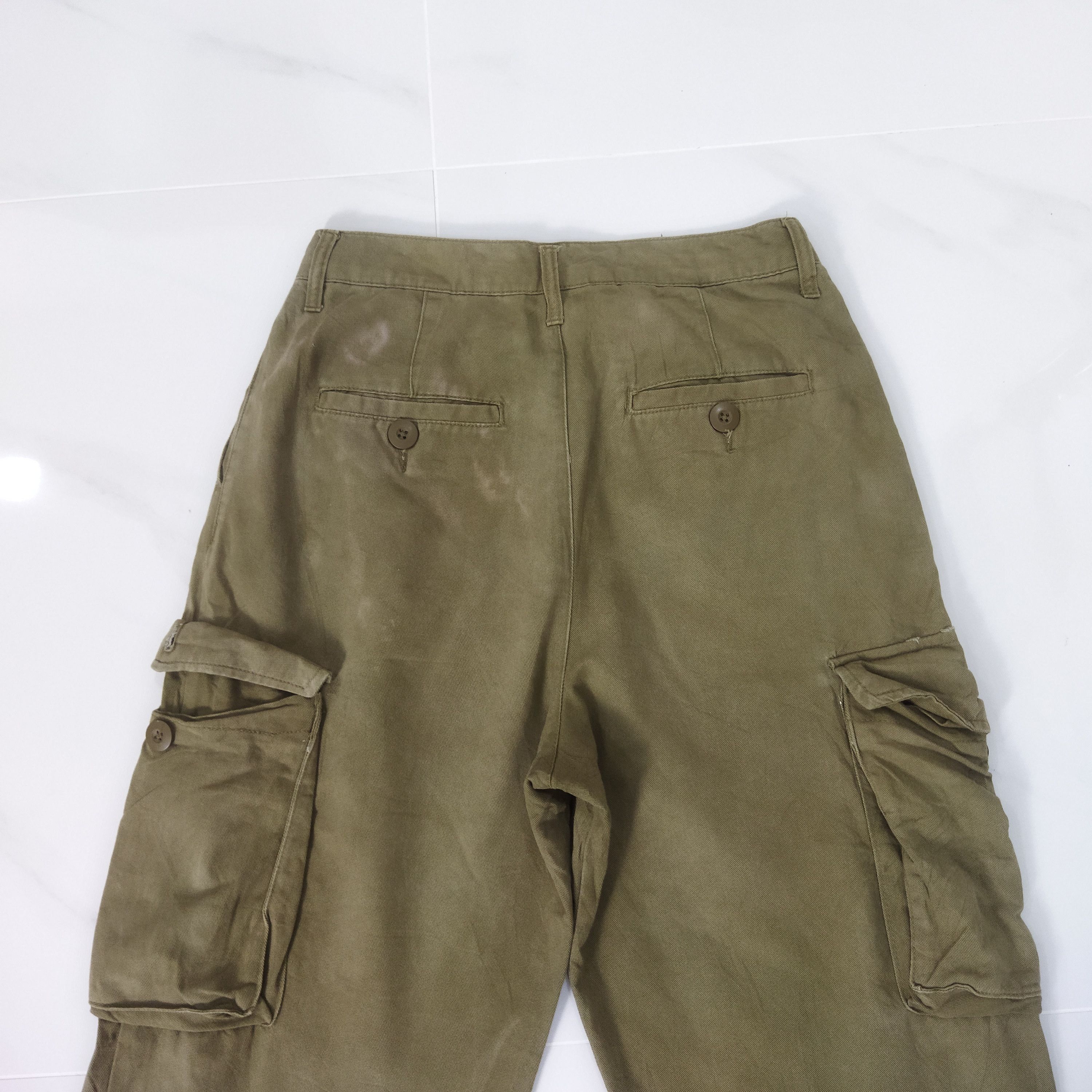 Japanese Brand JAPANESE BRAND BAGGY CARGO PANTS Size US 30 / EU 46 - 10 Thumbnail