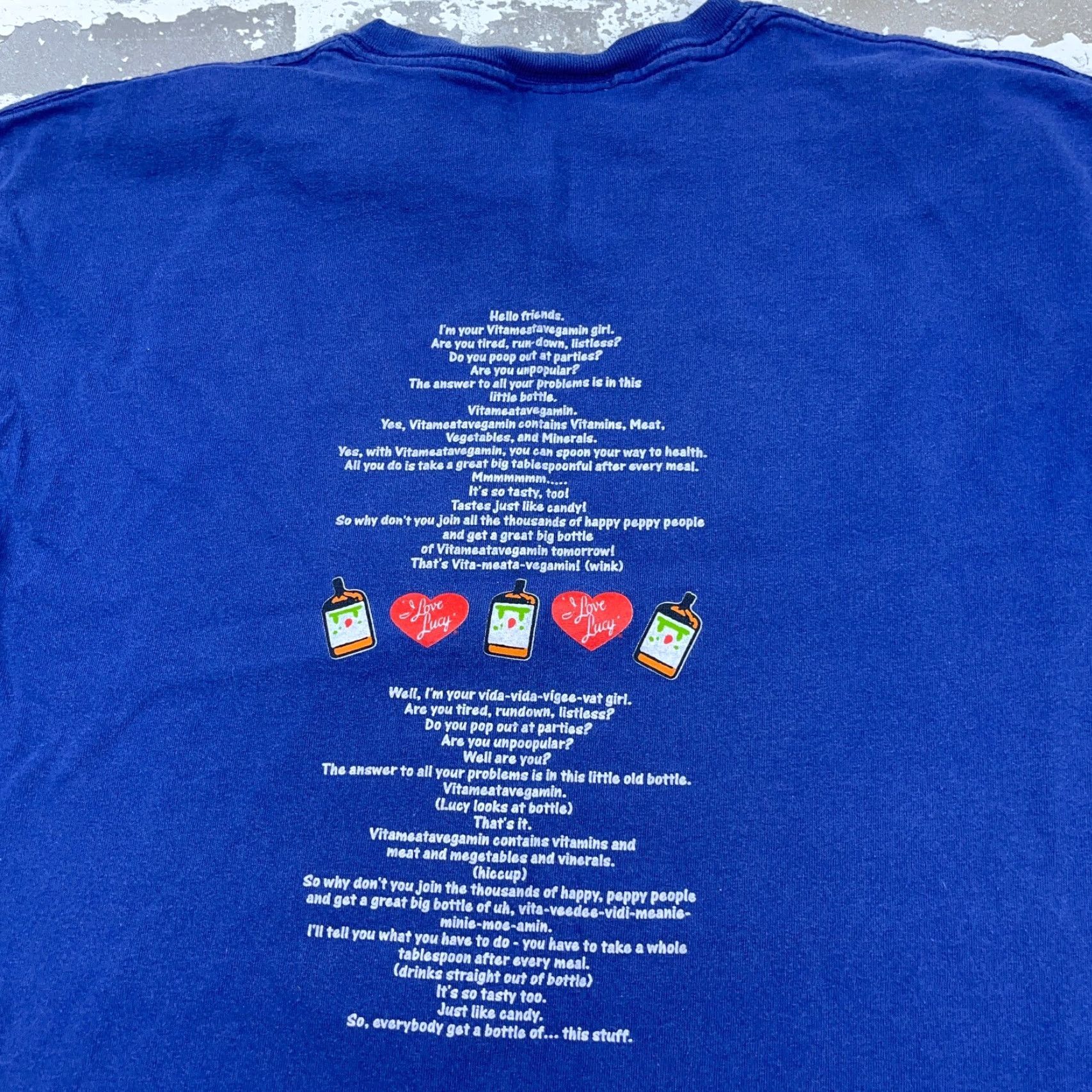 Vintage Vintage I Love Lucy Shirt Men Large Blue Tee Y2K TV Show Promo Adult Retro Size US L / EU 52-54 / 3 - 4 Thumbnail