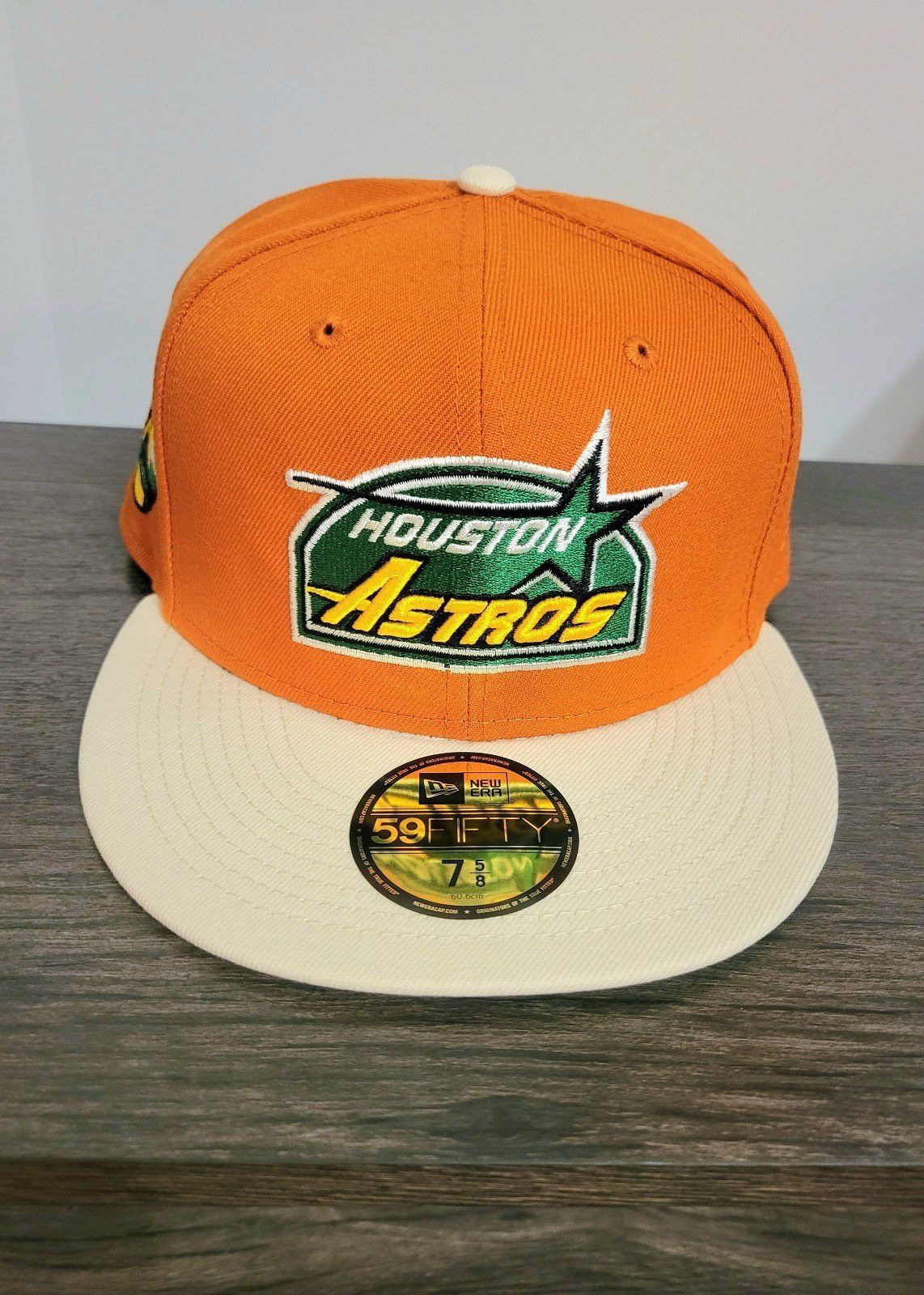 New Era *Firm* 7 5/8 City Jeans Houston Astros New Era Fitted Hat Size ONE SIZE - 1 Thumbnail