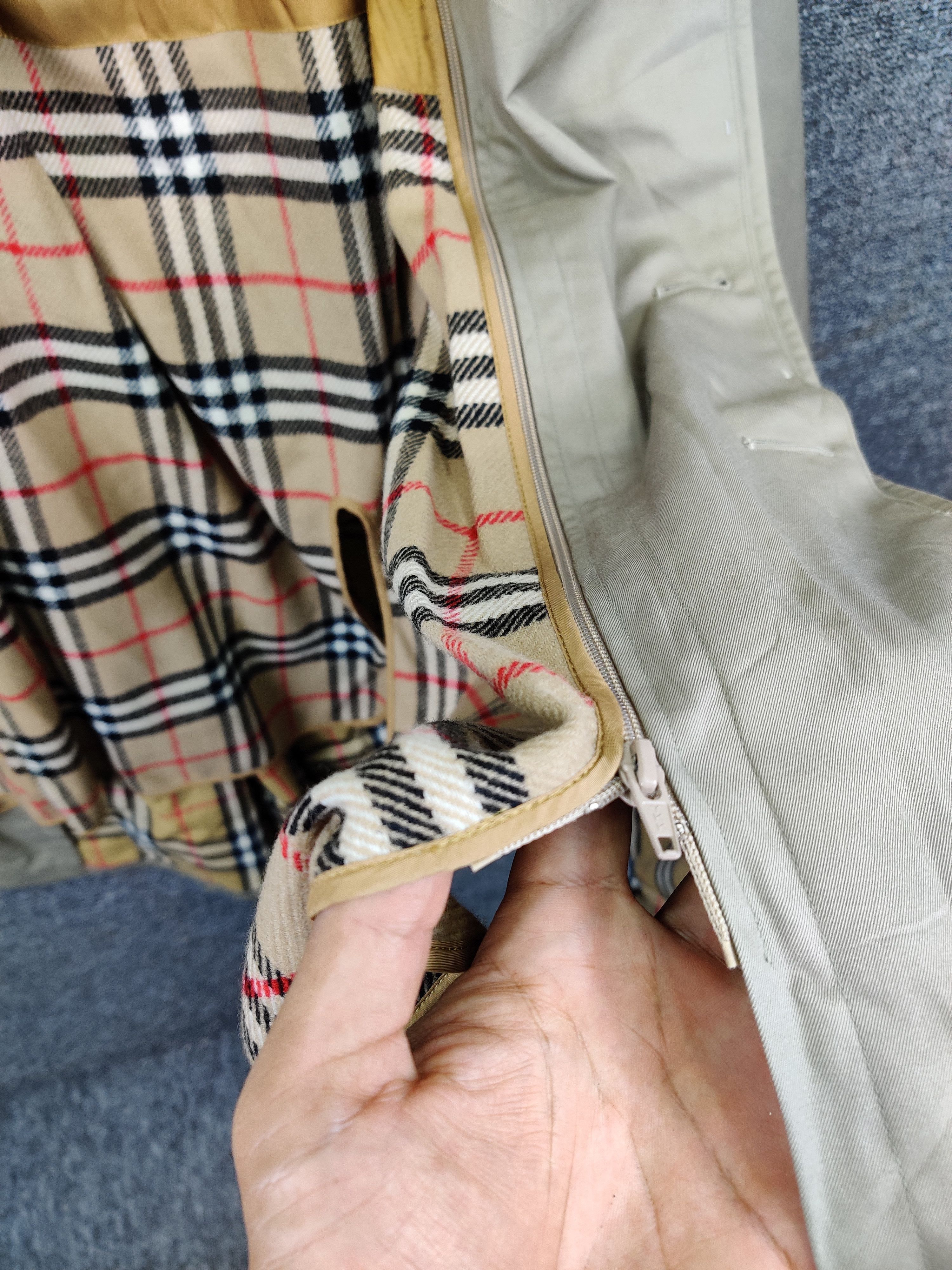 Burberry Burberry Nova Check Trench Coat Jacket Size US L / EU 52-54 / 3 - 9 Thumbnail