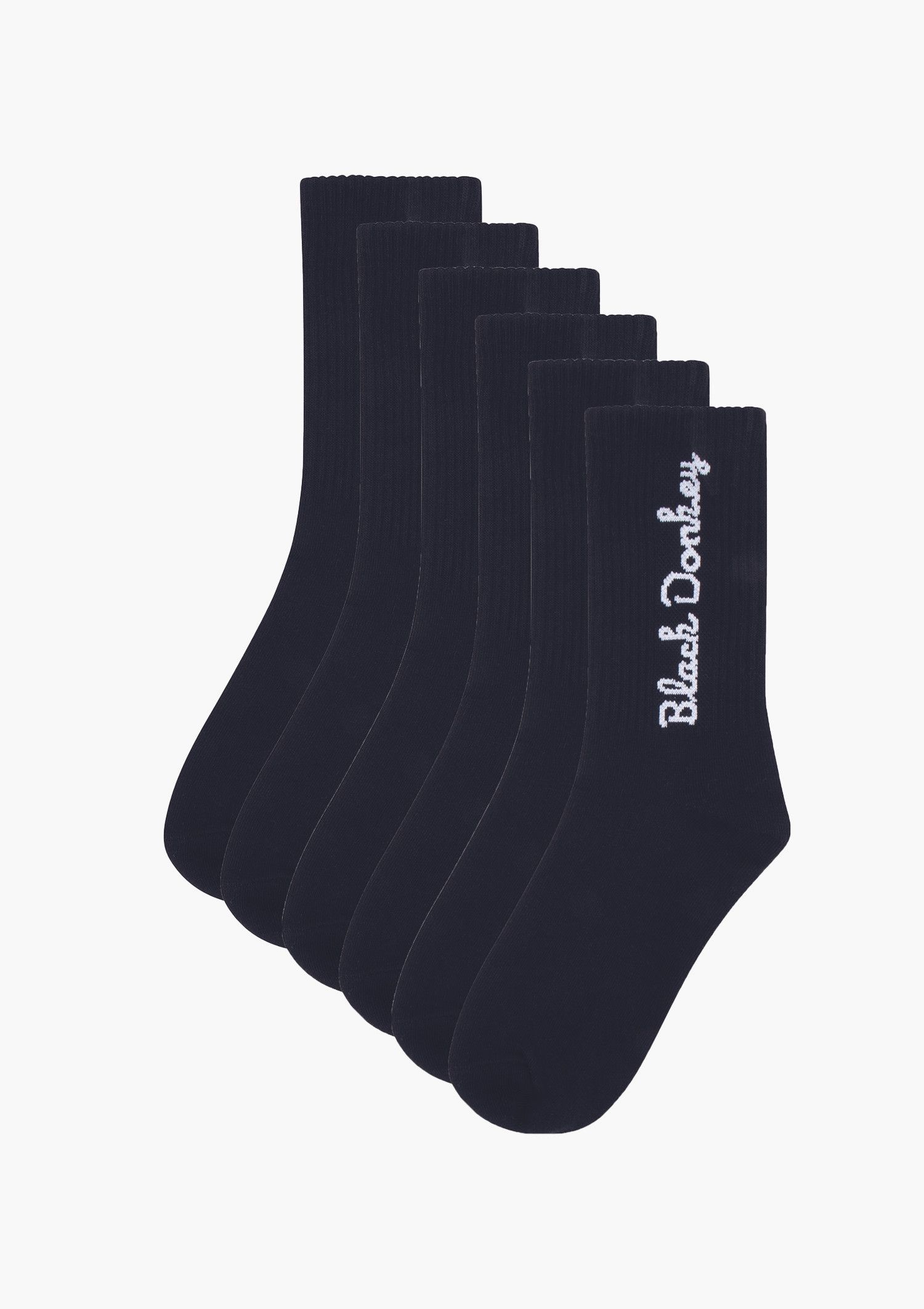 Other Black Donkey Socks 3-Pack Size ONE SIZE - 1 Thumbnail