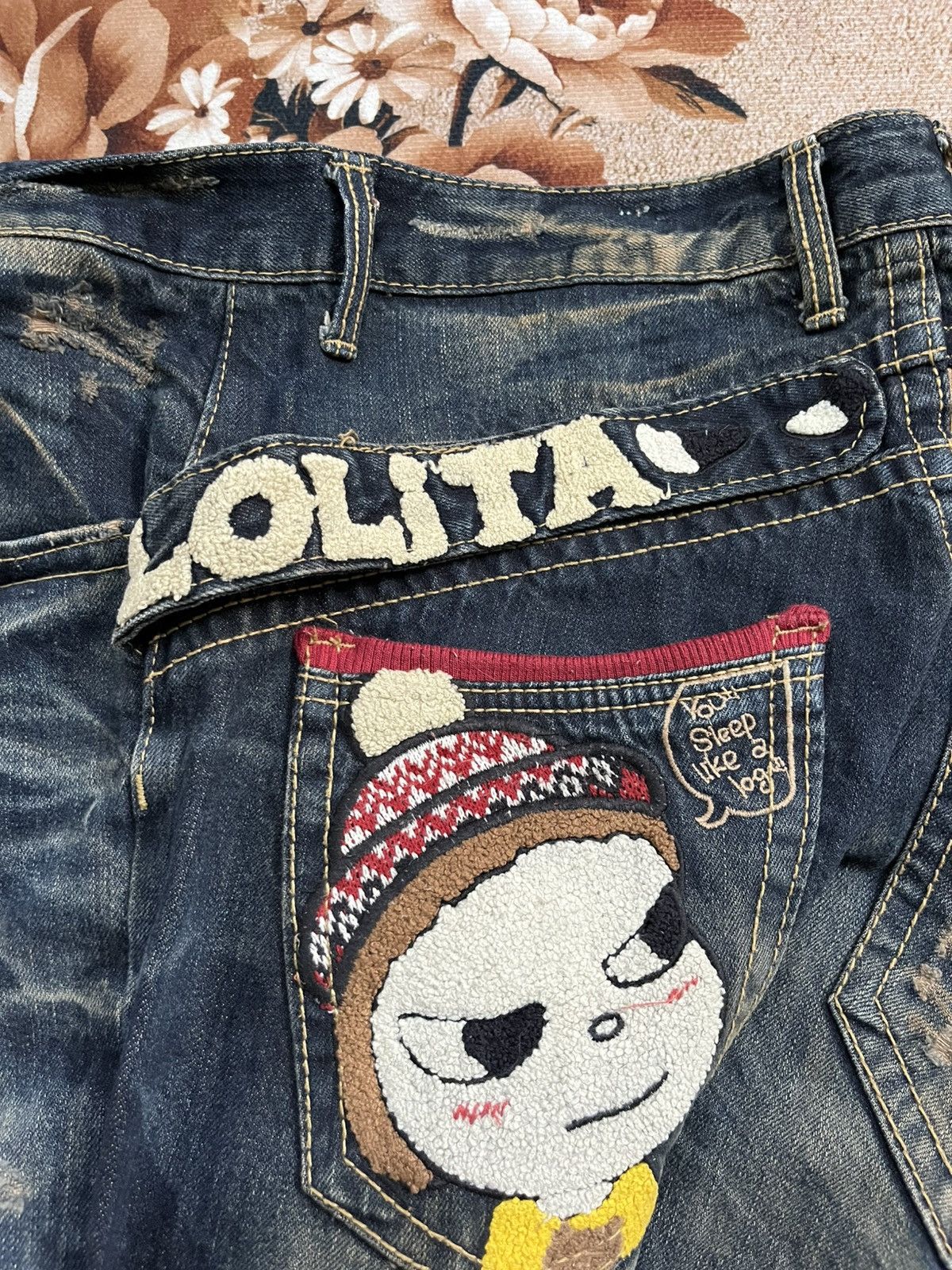 Japanese Brand Lolita x yoshimoto nara jeans Size US 31 - 7 Thumbnail