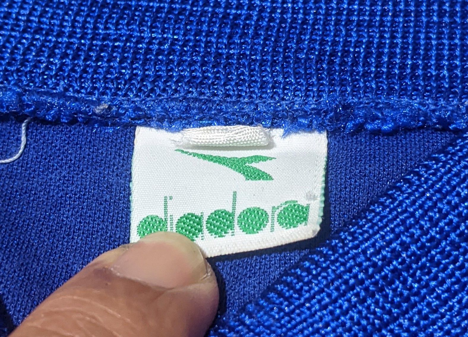 Diadora Italy 1986-1991 Home Long Sleeve Jersey Roberto Baggio 11 Size US M / EU 48-50 / 2 - 4 Thumbnail