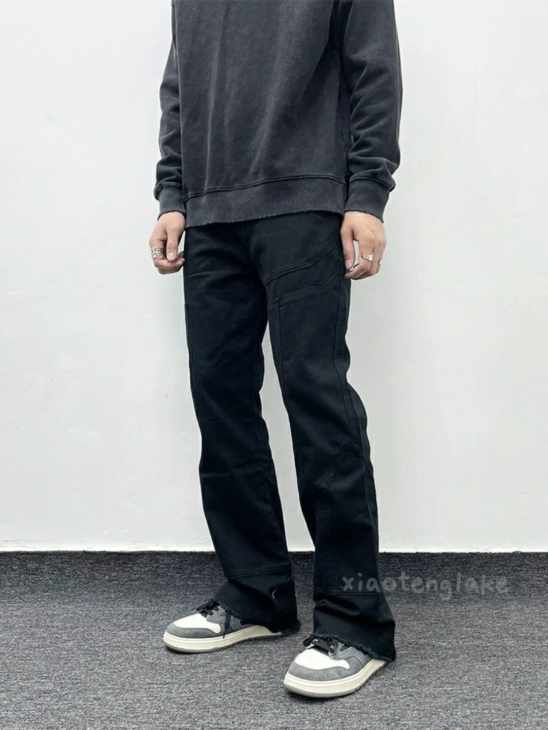 Designer × Japanese Brand × Vintage utility punk yuppie skate hiphop damaged patchwork pants Size US 30 / EU 46 - 1 Thumbnail