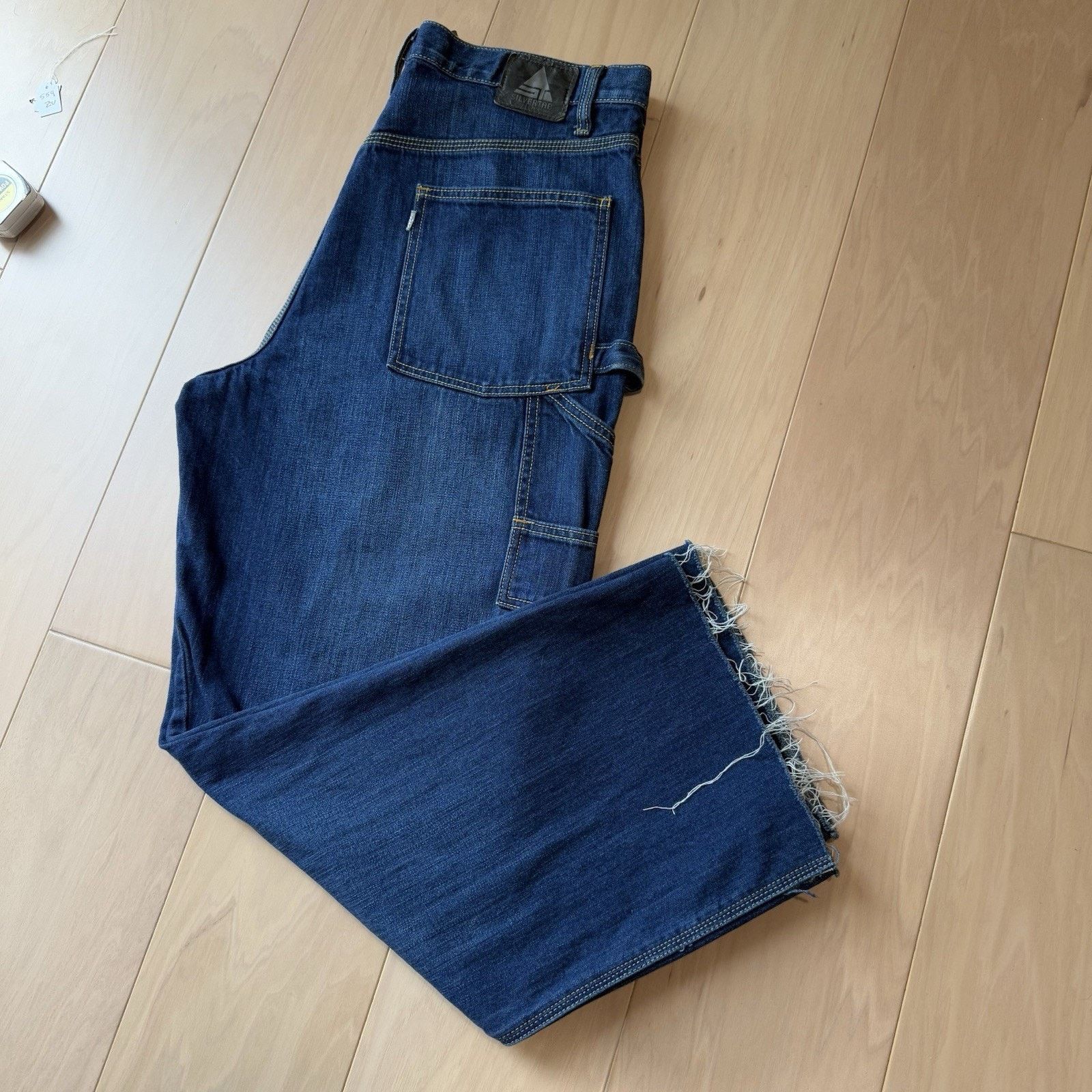 Levi's × Vintage Vintage Levis Silver Tab Jeans 36 Blue 90s Carpenter Baggy Size US 36 / EU 52 - 10 Thumbnail