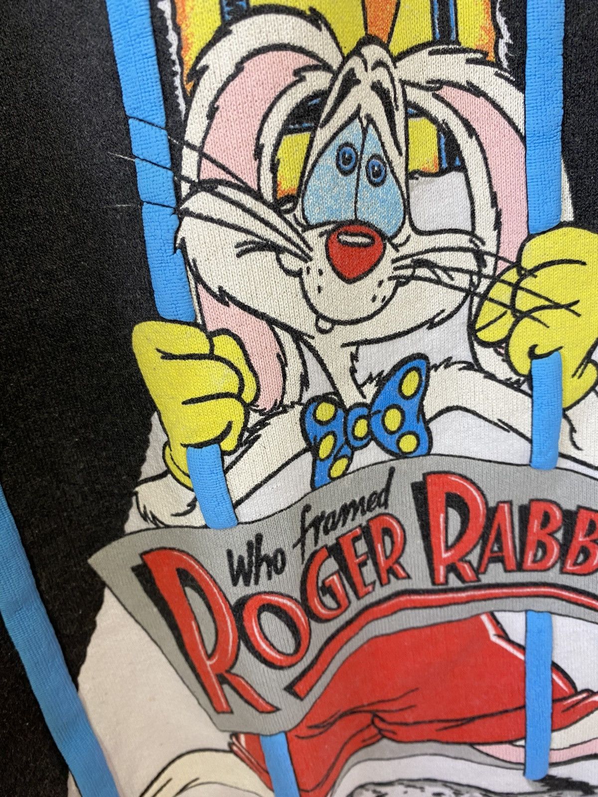 Vintage 1987 Who Framed Roger Ranbit Sweatshirt Size US M / EU 48-50 / 2 - 6 Thumbnail
