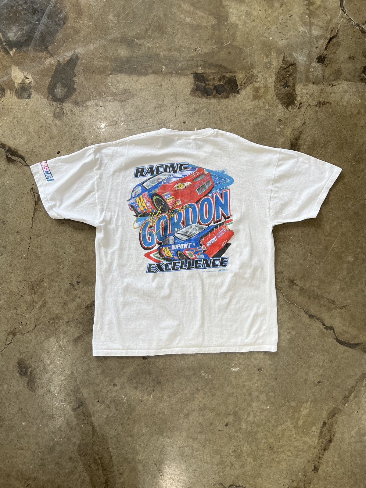 NASCAR Vintage 2001 NASCAR Jeff Gordon Racing Excellence Tee XL Size US XL / EU 56 / 4 - 2 Thumbnail