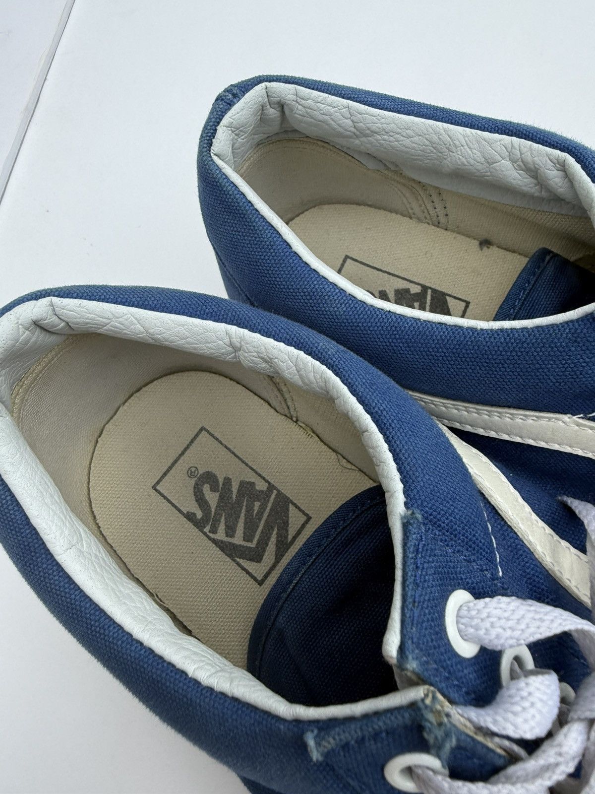 Vans Vans Old Skool Low Top Sneakers Blue White Men’s Size 12 Size US 12 / EU 45 - 2 Thumbnail