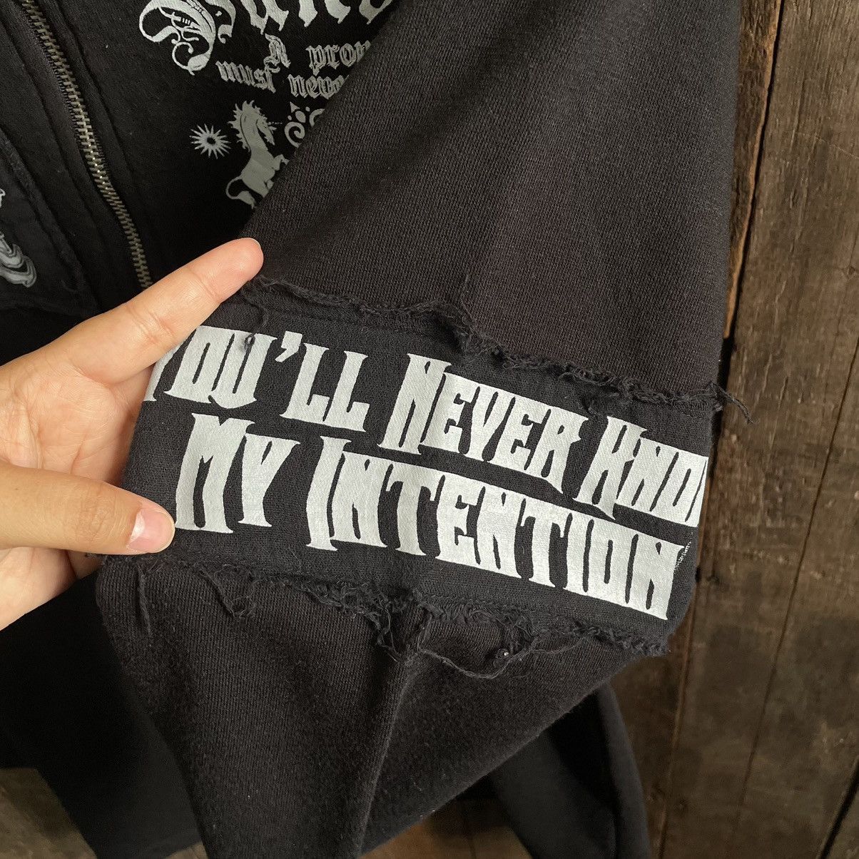 If Six Was Nine Sex Por Revenge Punk Long Hoodie Size L / US 10 / IT 46 - 3 Thumbnail