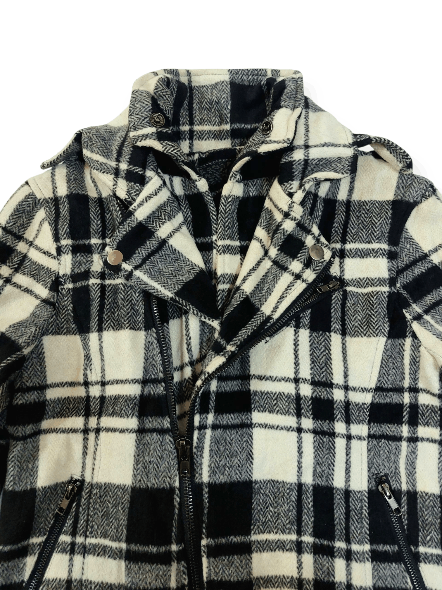 Designer Xfrm Multi Zipped Nova Check Jacket Size US M / EU 48-50 / 2 - 14 Thumbnail