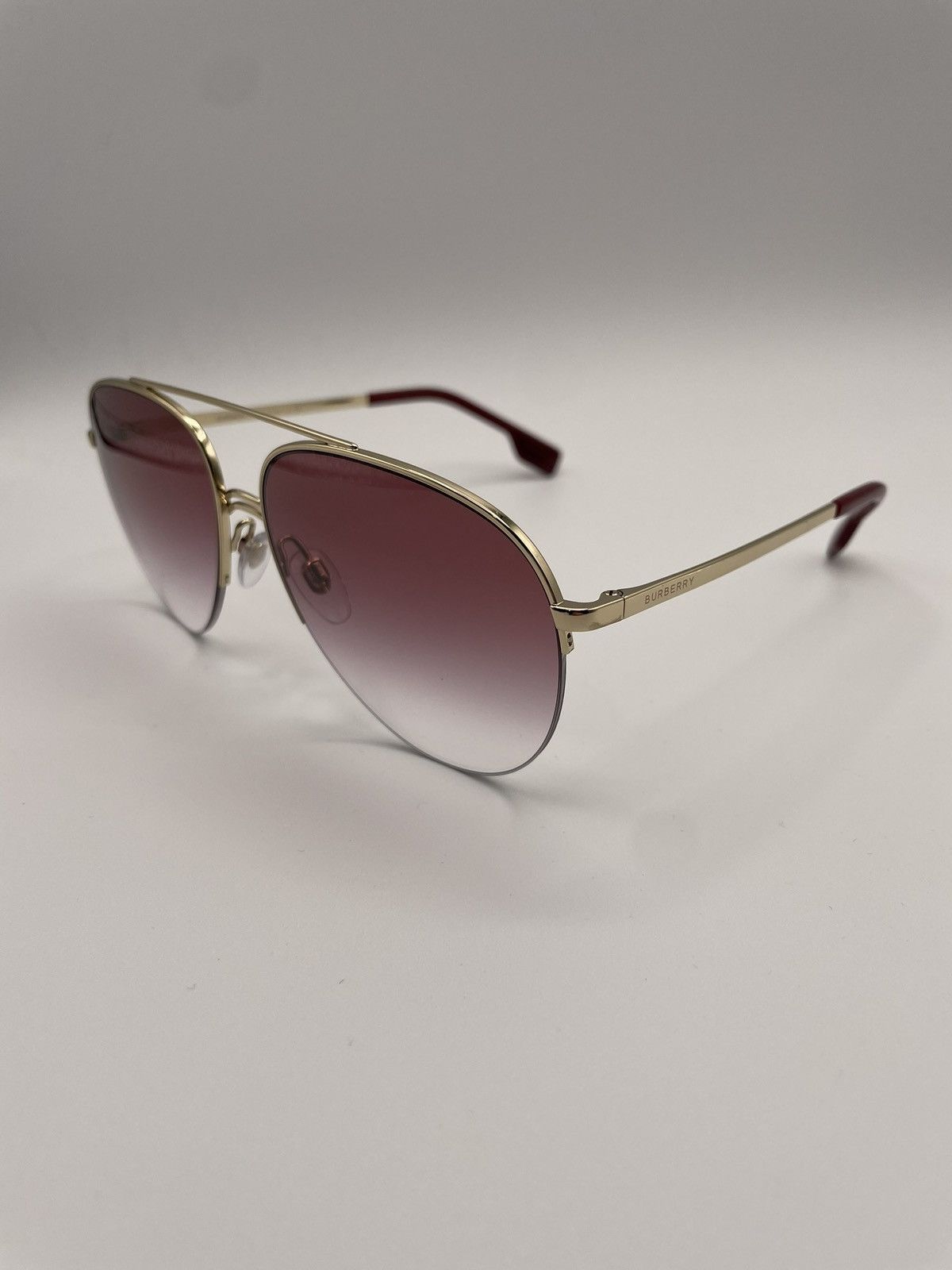 Burberry Burberry Aviator Sunglasses Size ONE SIZE - 2 Thumbnail