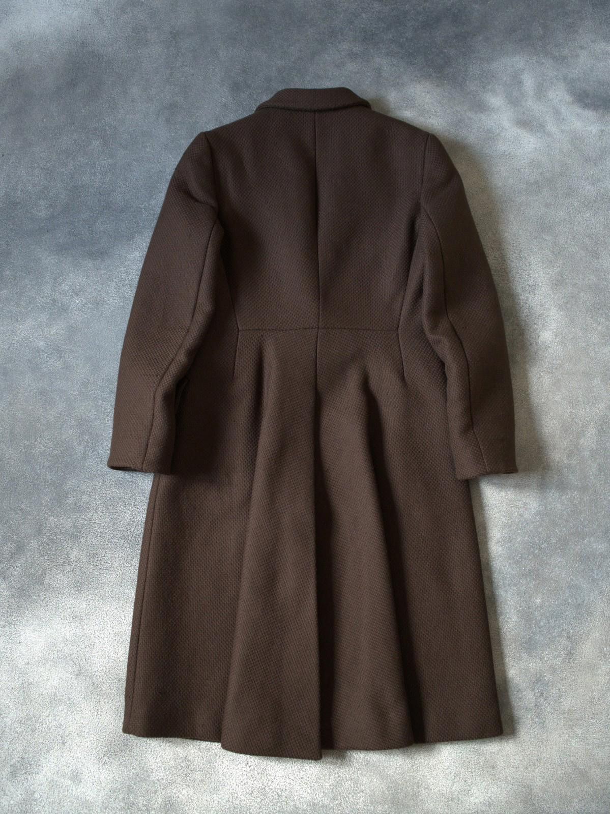 Prada F/W 2000 Prada RUNWAY Chocholate Wool Laces Bow Coat Size M / US 6-8 / IT 42-44 - 12 Thumbnail