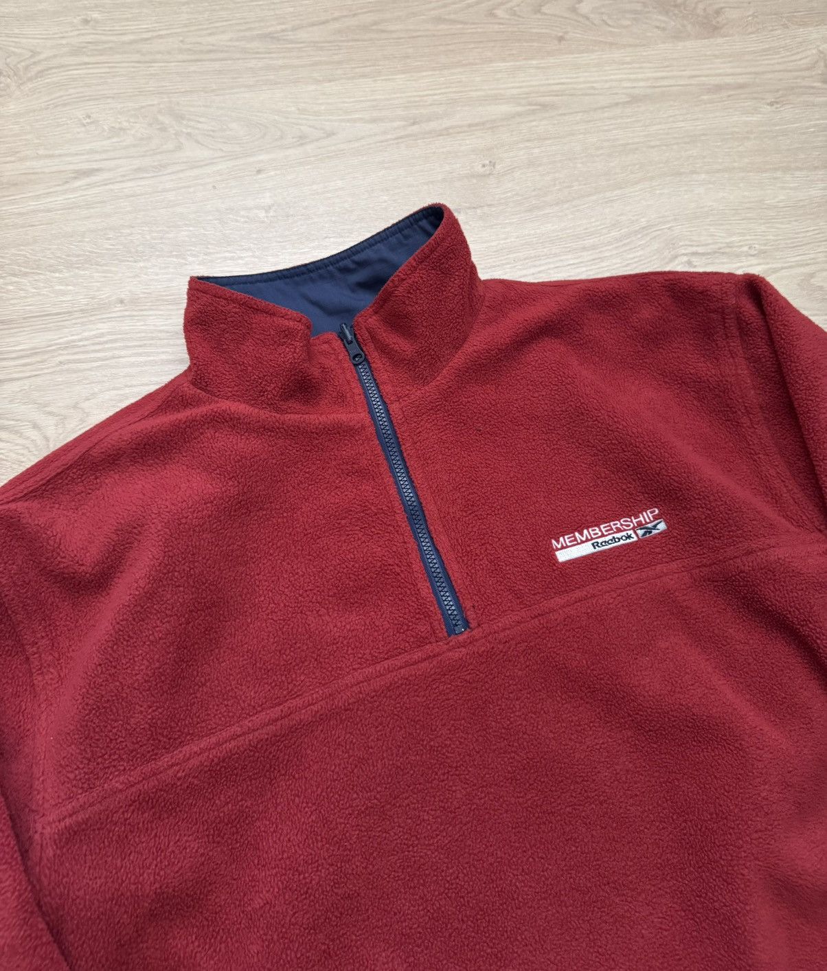Reebok Vintage 90’s Reebok Reversible Navy/Red Jacket Size US L / EU 52-54 / 3 - 5 Thumbnail