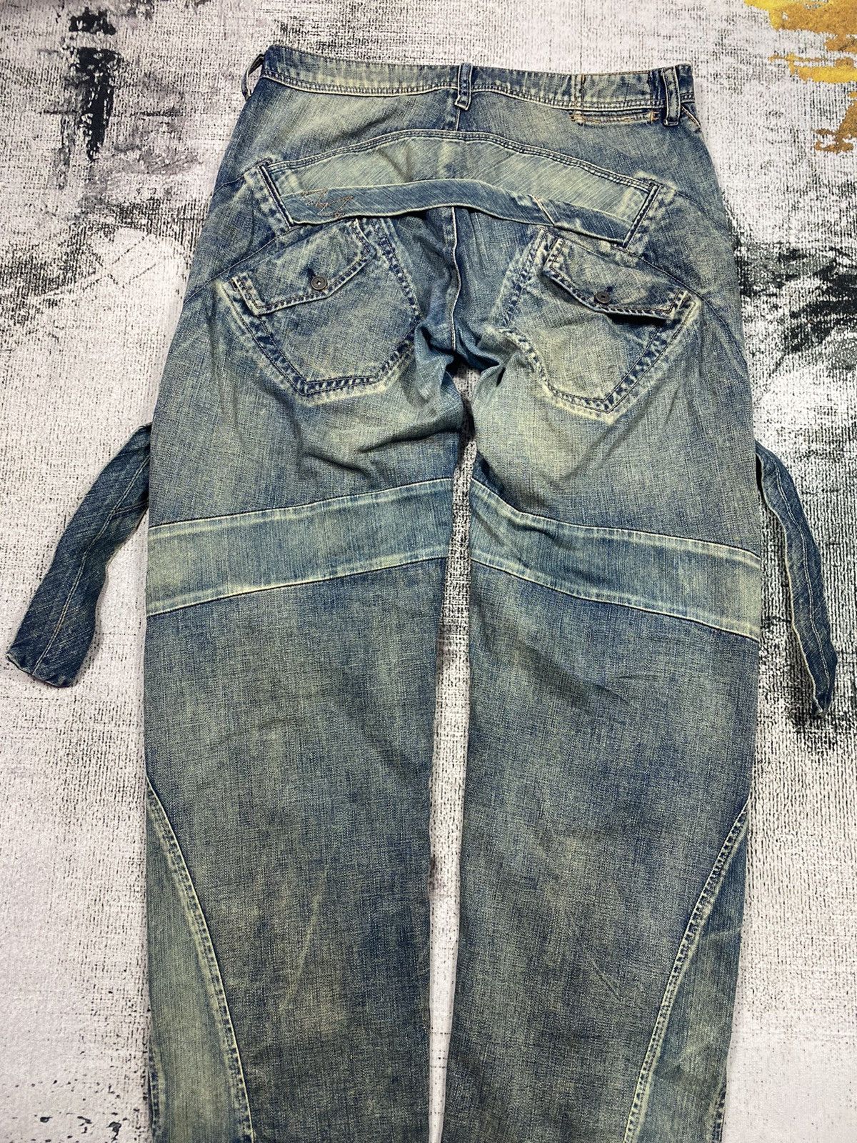 Marithe + Francois Girbaud GRAIL🔥M+FG Archieve Multi Pocket Bondage Flight Baggy Pants Size US 34 / EU 50 - 13 Thumbnail