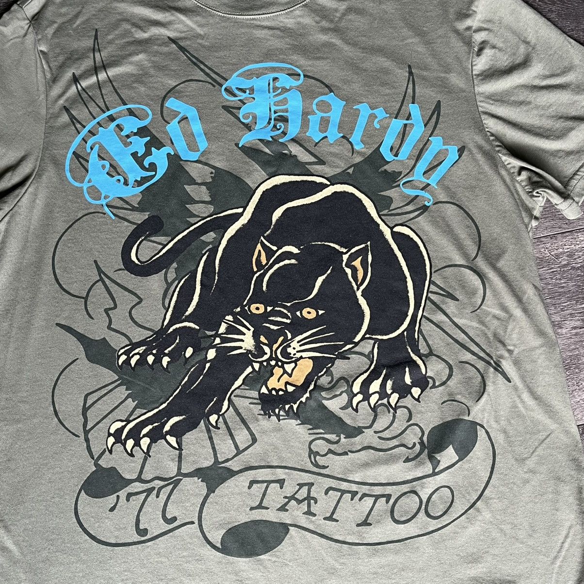 Ed Hardy Vintage Don Ed Hardy Originals Crouching Panther Graphic Tee Size US S / EU 44-46 / 1 - 3 Thumbnail