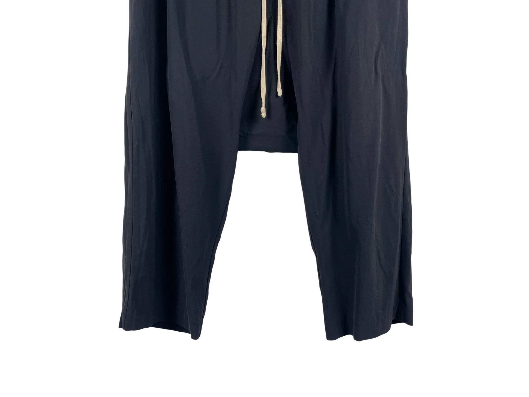 Rick Owens Rick Owens Drawstring Low Crotch Slouch Pants 52 02328 Size US 36 / EU 52 - 4 Thumbnail