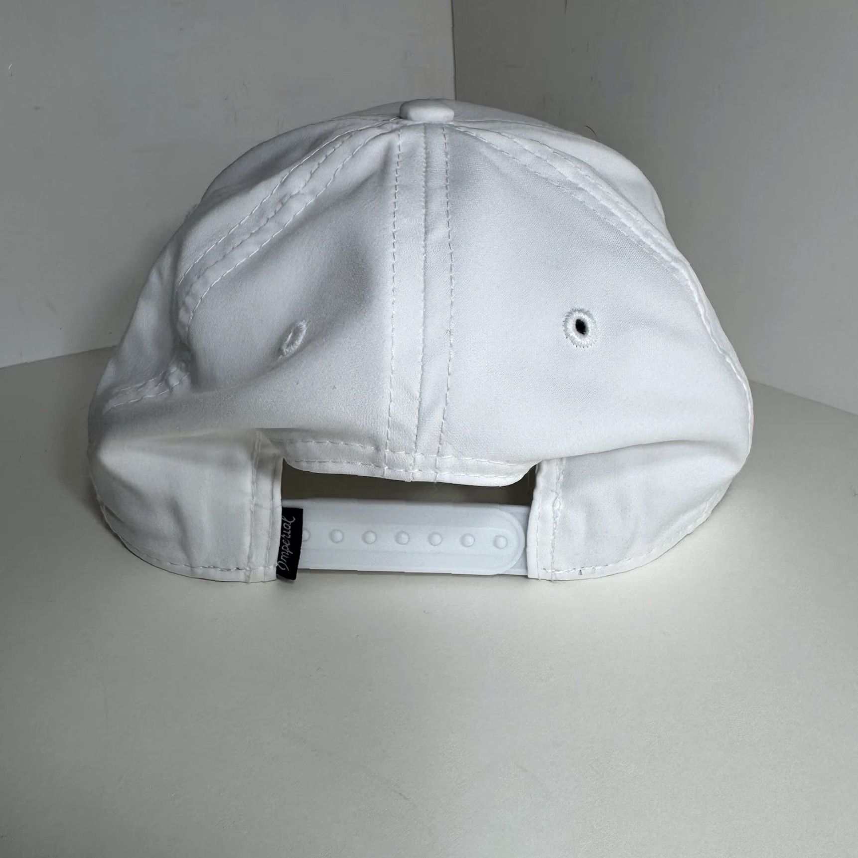 Imperial GOLF HAT Imperial SnapBack Rope Hat White Green True Fit One Size Men Adjustable Casual Outdoor Sports Canvas Polyester Spandex Size ONE SIZE - 4 Thumbnail