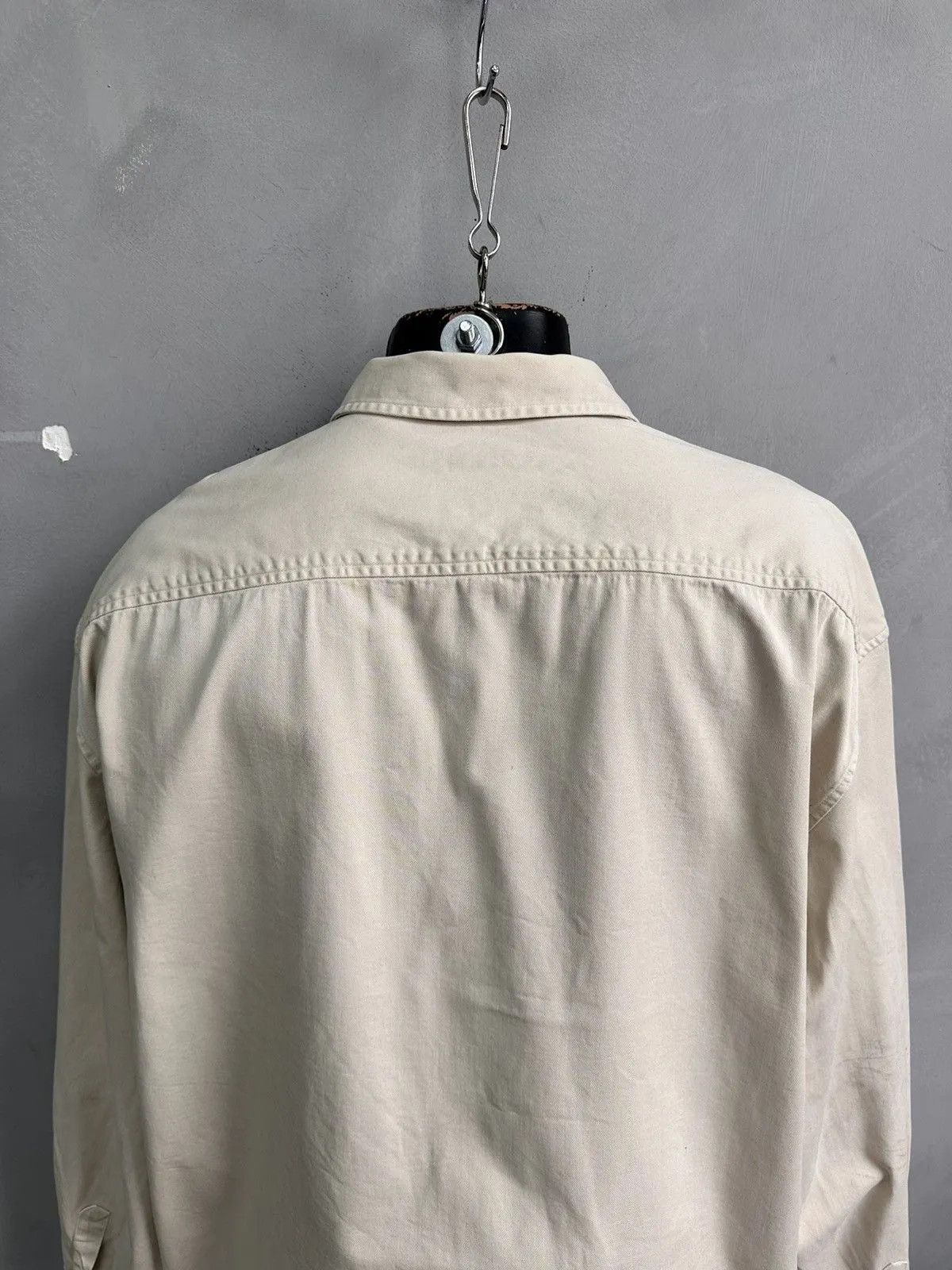 Vintage Beige Jacket Dolce Gabbana Vintage Mens Workwear Japan Y2K Size US XL / EU 56 / 4 - 9 Thumbnail