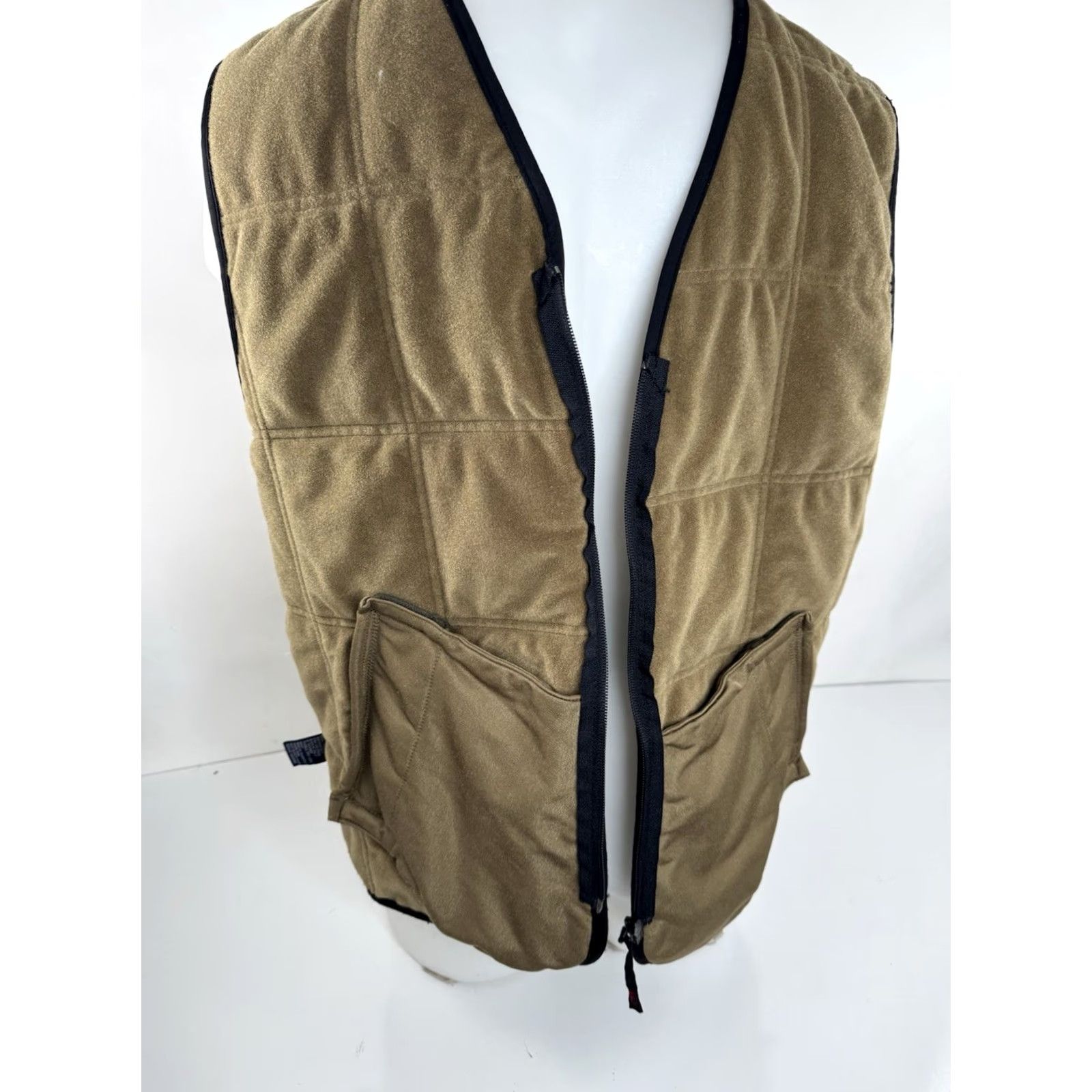 Cremieux RALPH LAUREN / CHAPS Embroidered Quilted Ranch Field Chore Hunting L Vest Mens Green Quilted Full Zip Vest Mens Size US L / EU 52-54 / 3 - 7 Thumbnail